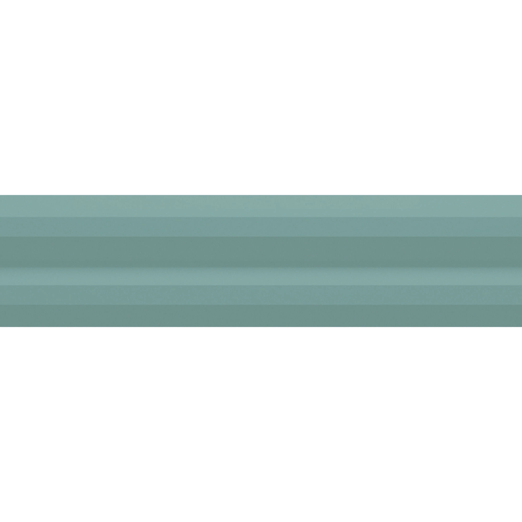 Cerámica Muro Stripes Teal Mate 7.5x30 cm