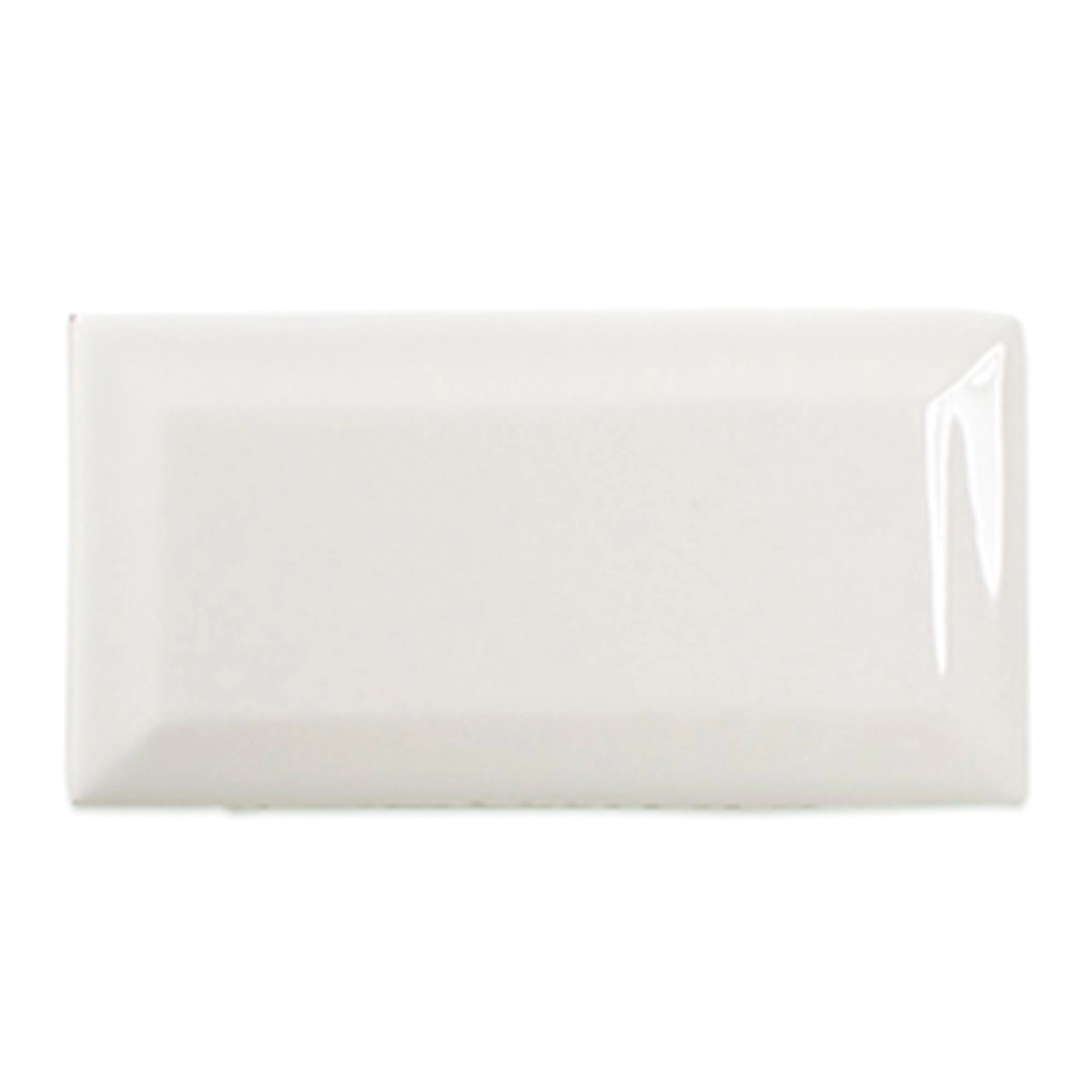 Cerámica Muro Craft Bevel Blanco Brillante 6.2x12.5 cm