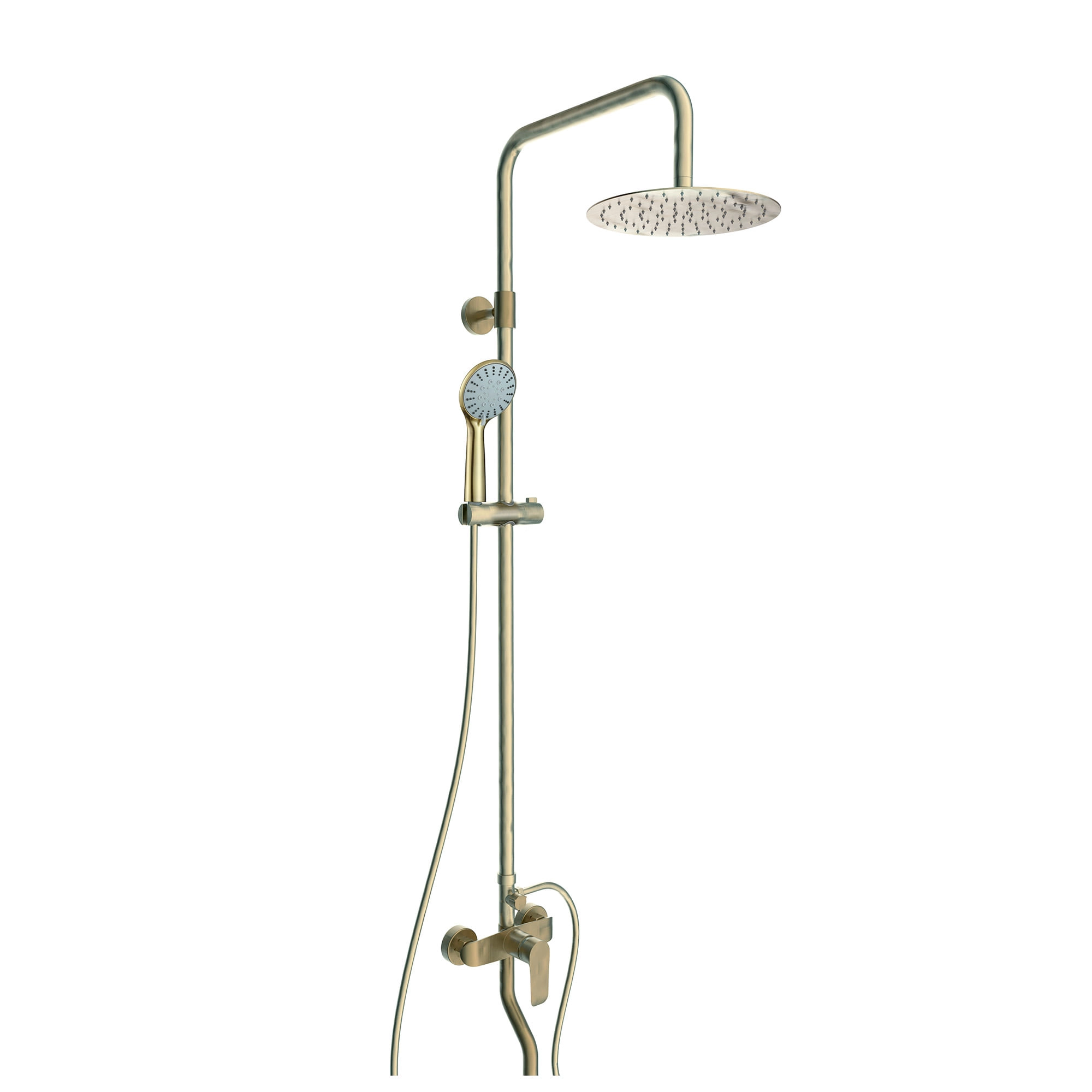 Columna Tina Urban Con Set Soporte Ducha Antique Bronze
