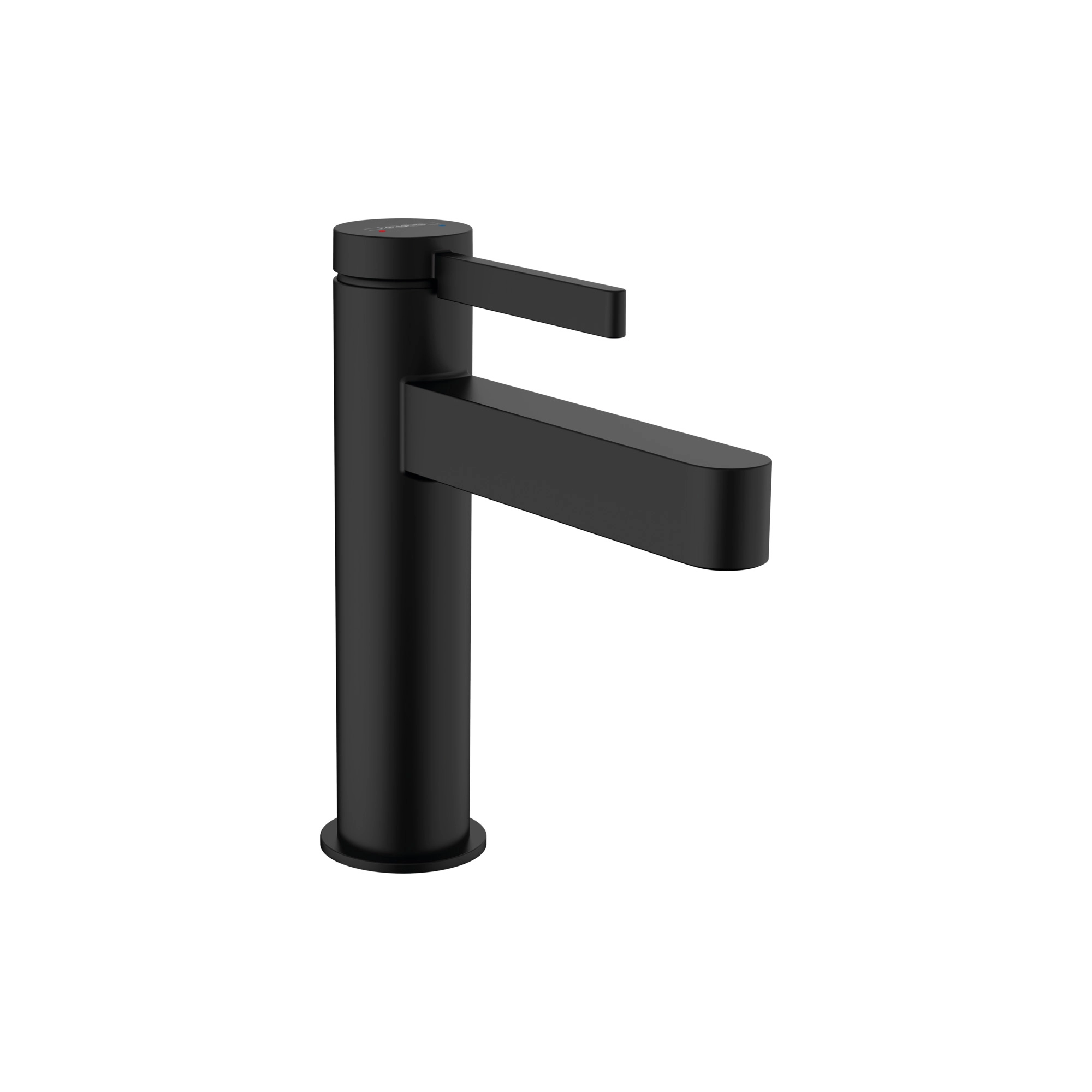 Monomando para Lavamanos Finoris Negro Mate C/Desagüe 110