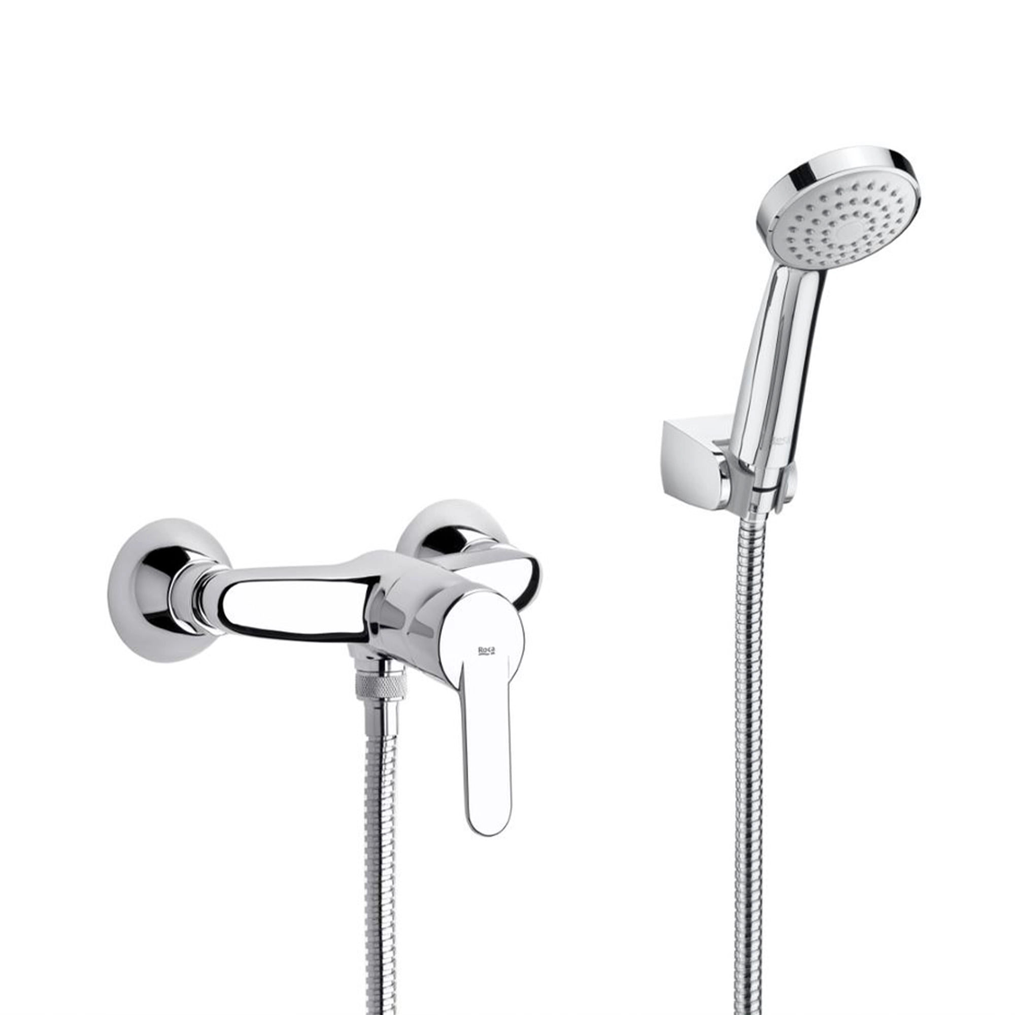 Grifería Ducha Victoria-N Expuesta C/Ducha Fono, Flexible, Soporte A5a2025c02 Cromo