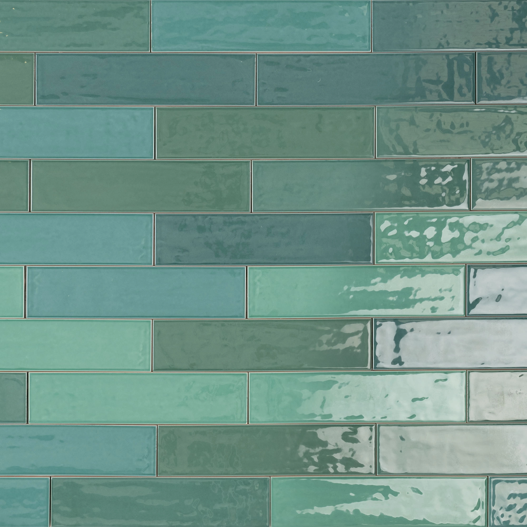 Cerámica Muro Sailing Emerald Verde Brillante 6x25 cm