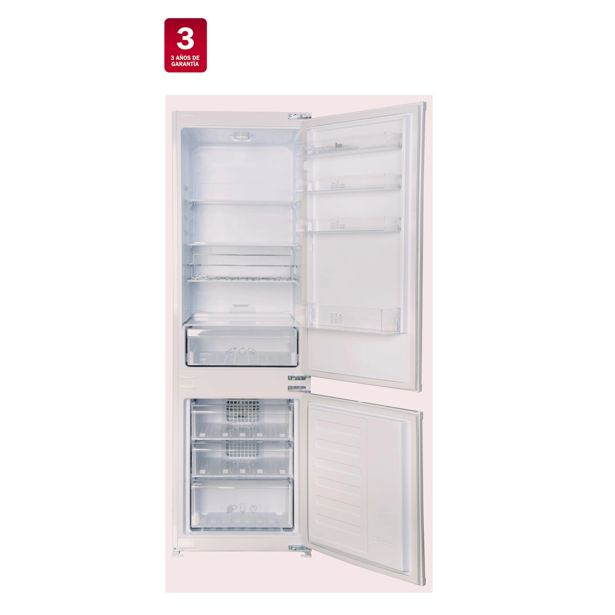 Refrigerador Combi No Frost Integrable 193/48 L