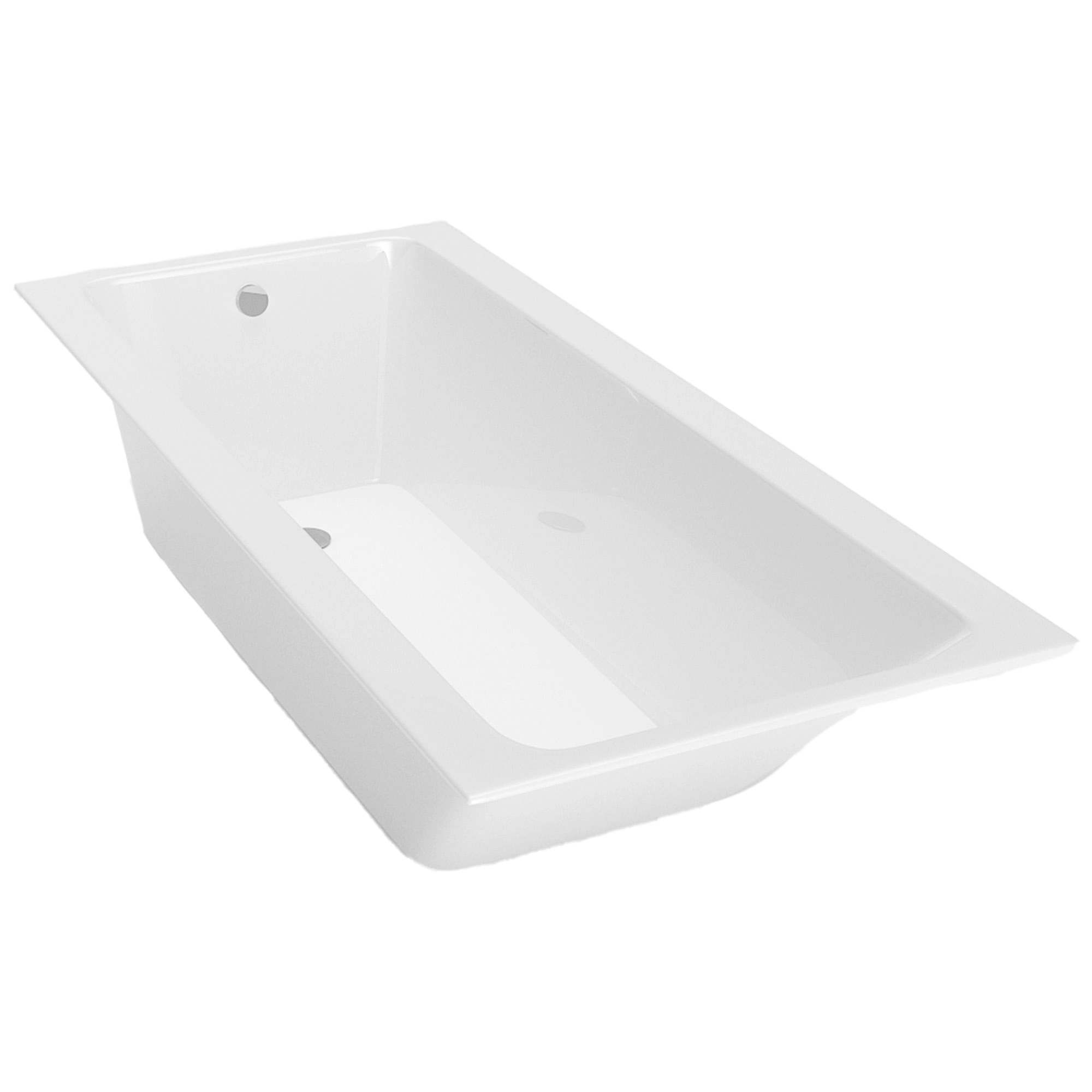 Tina Single Acrílica con Soporte y Sifón 1700x700x440 mm
