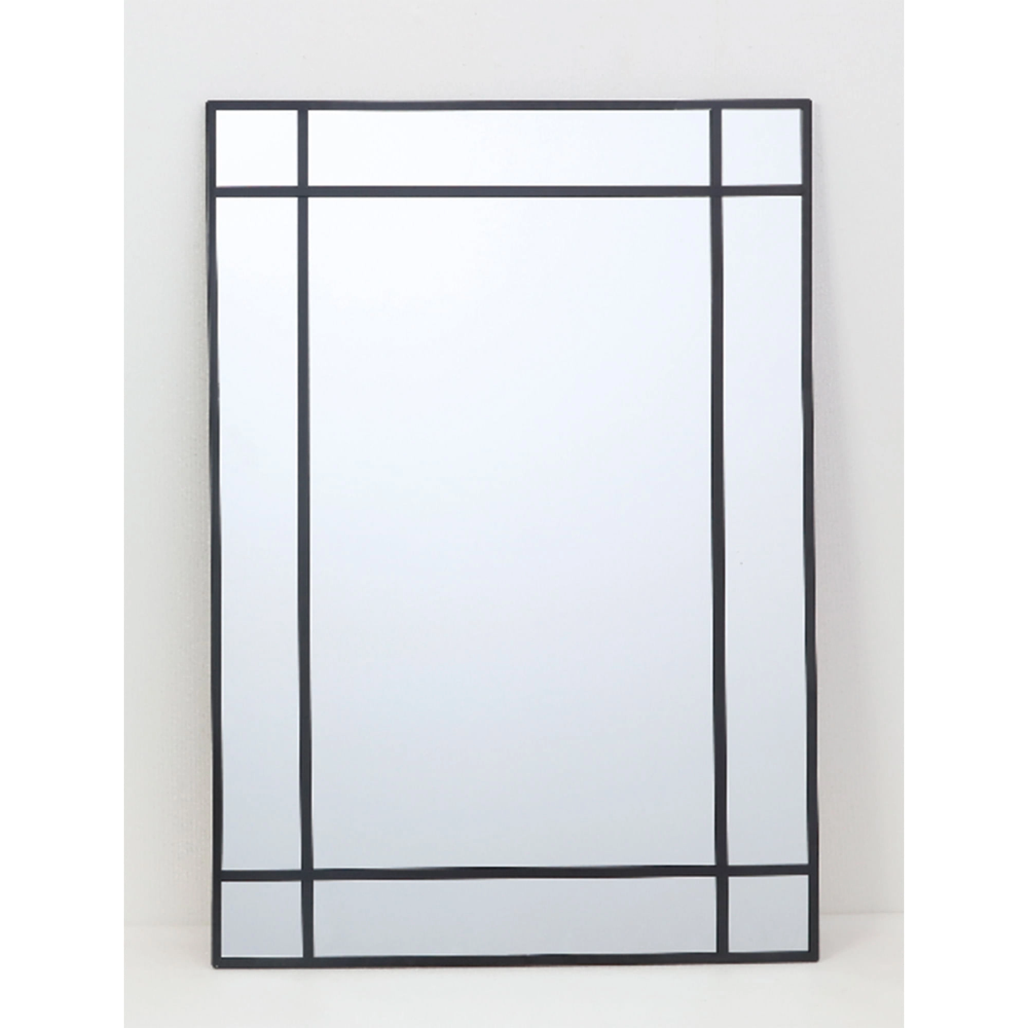 Espejo Decor Rectangular Negro 60x90 cm