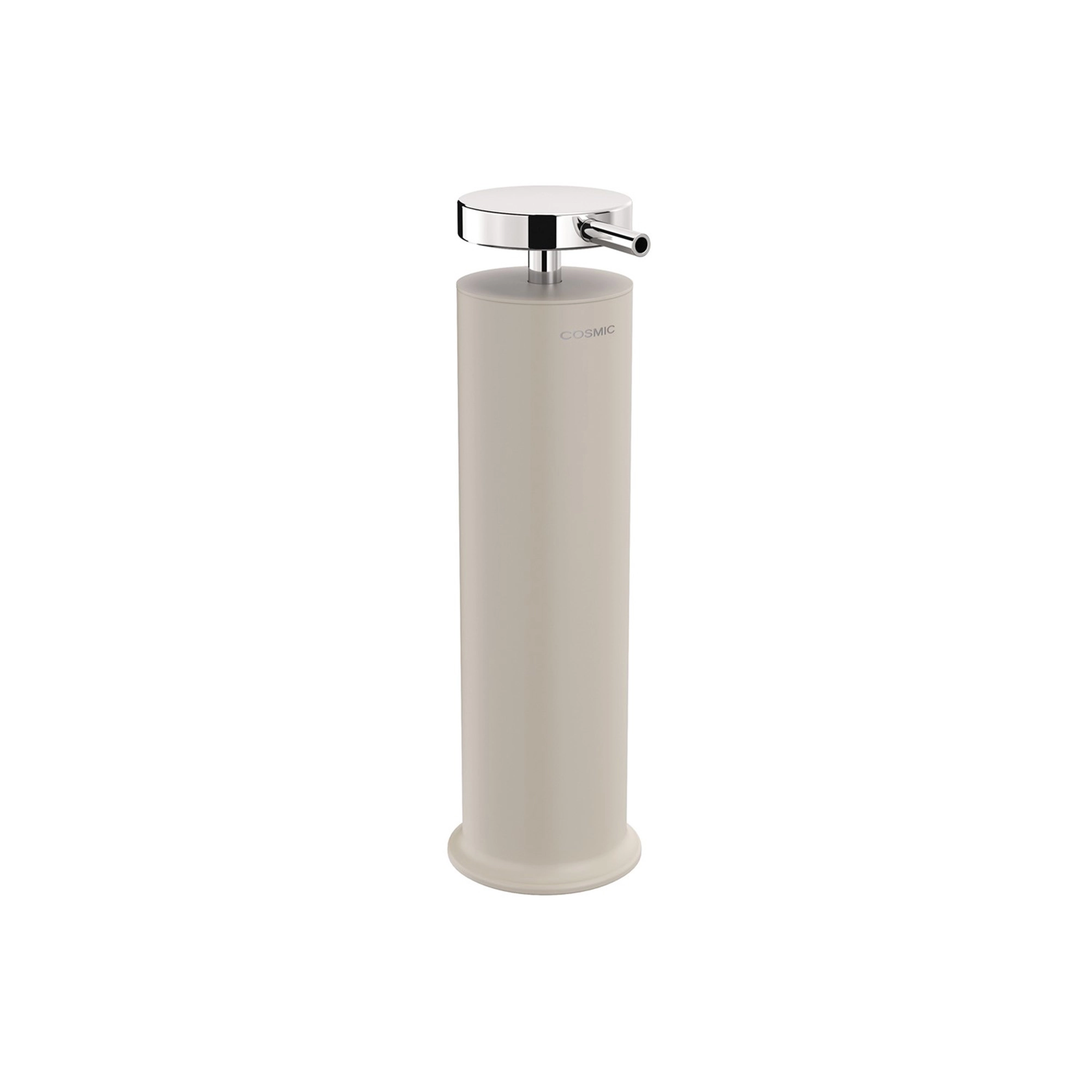 Dispensador Jabón Sobreponer Geyser Gris Mate 60x80x200mm 150ml