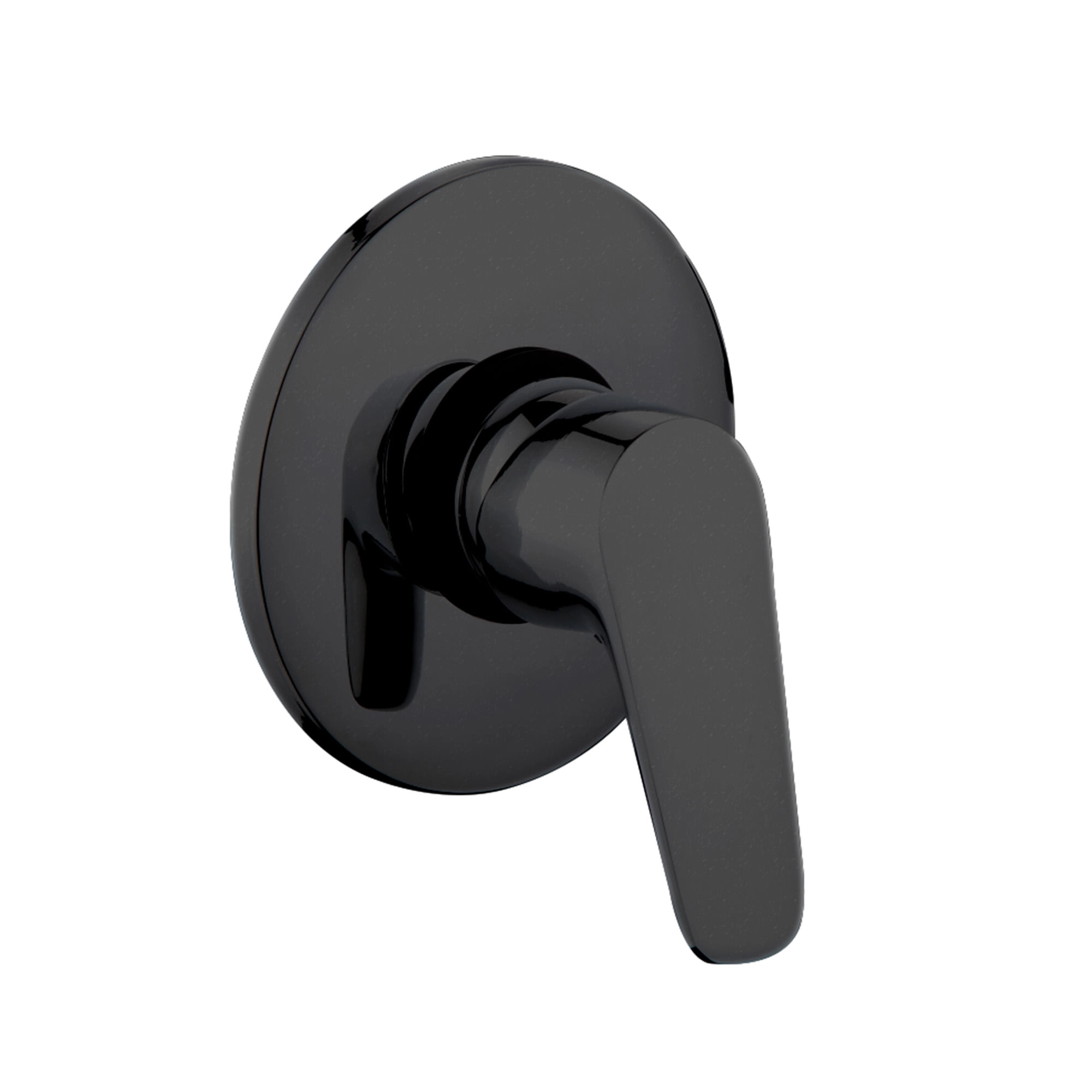 Mezclador Ducha Concept Empotrado 1 Vía Negro Mate