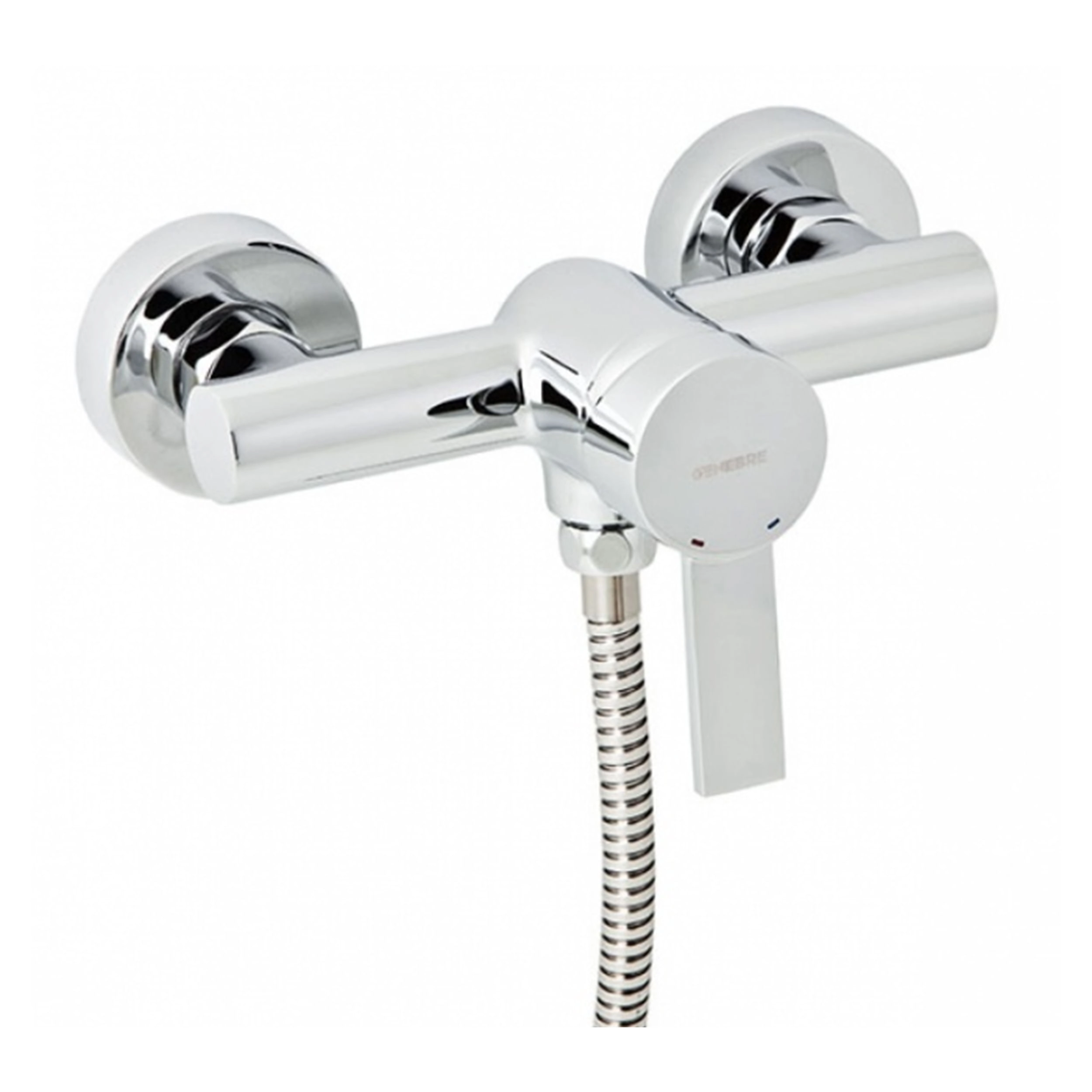 Grifería Ducha Tau 2 Expuesta C/Ducha Fono, Flexible, Soporte 65110 29 45 66 Cromo