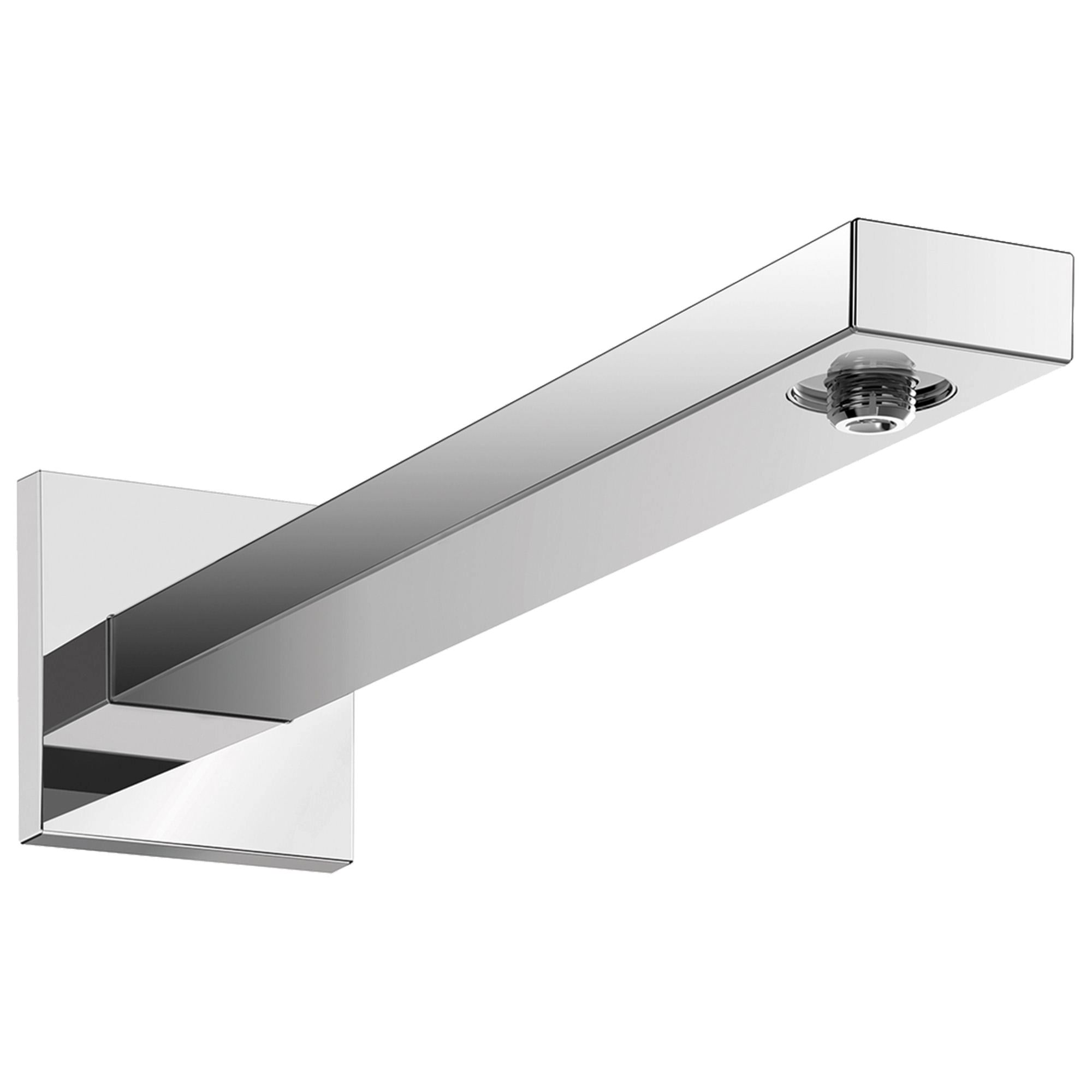 Brazo Cuadrado para Ducha Fija a Muro Cromado 390 mm