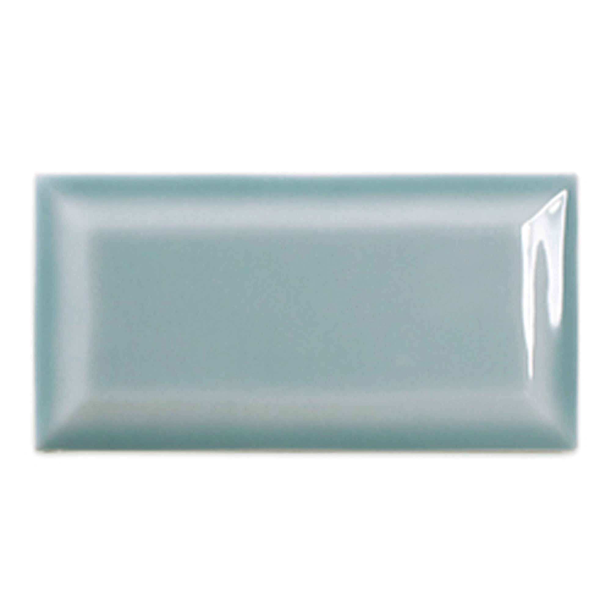 Cerámica Muro Craft Bevel Blue Brillante 6.2x12.5 cm