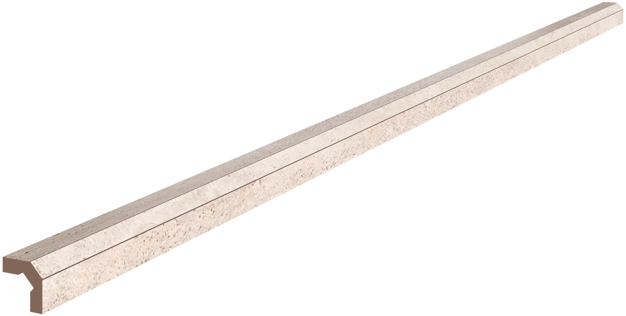 Porcelanato Borda Mini Aeterna Avorio Beige Rústico 4x120 cm