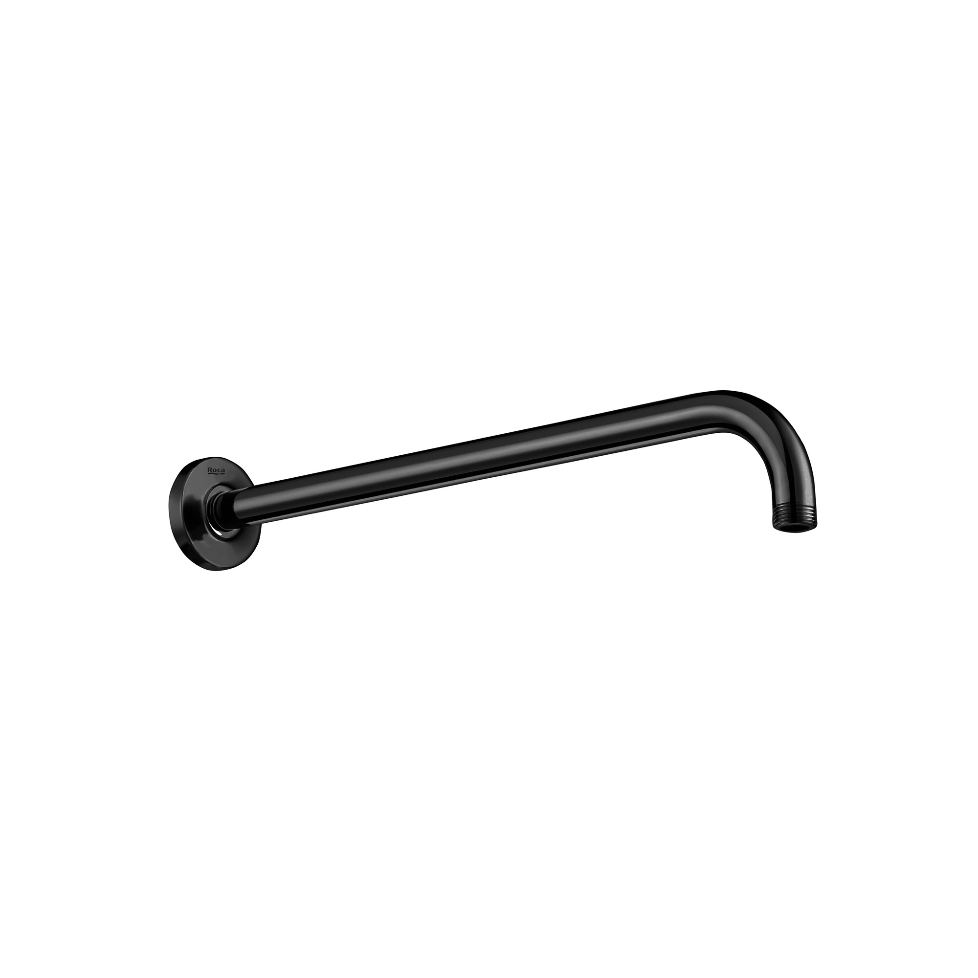 Brazo Ducha Rainsense a Muro Negro titanio 400mm