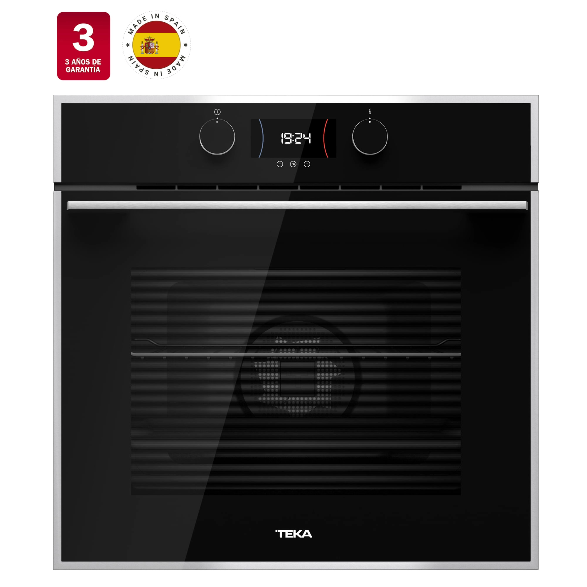 Horno Eléctrico HLB 830 SS Empotrado Con Convector de 60 cm