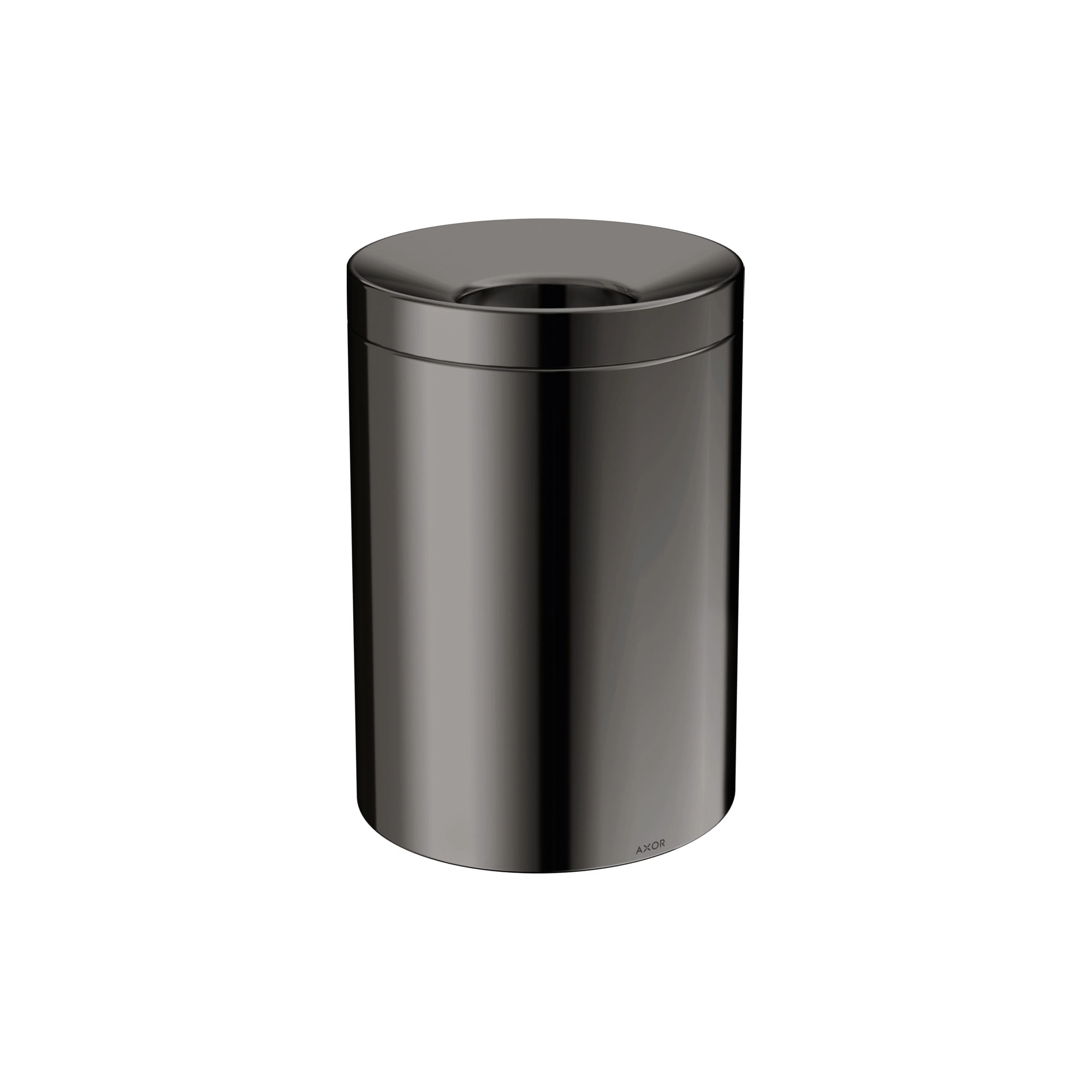 Basurero Universal Metal Negro 18x18x26.7 cm