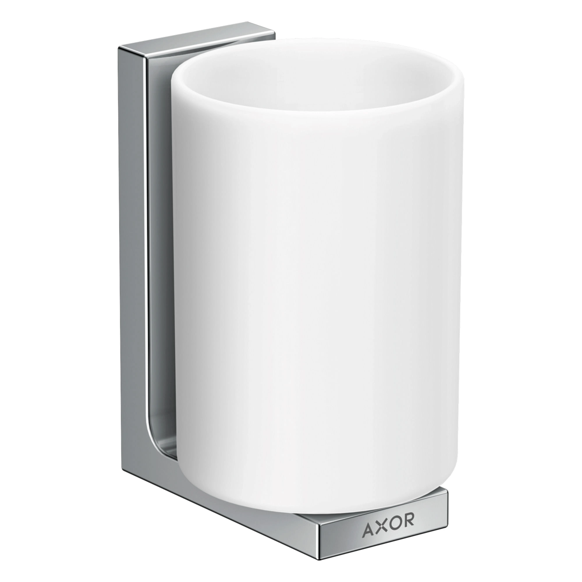 Portavaso Universal Vidrio y Metal Cromado 7x9x11.1 cm