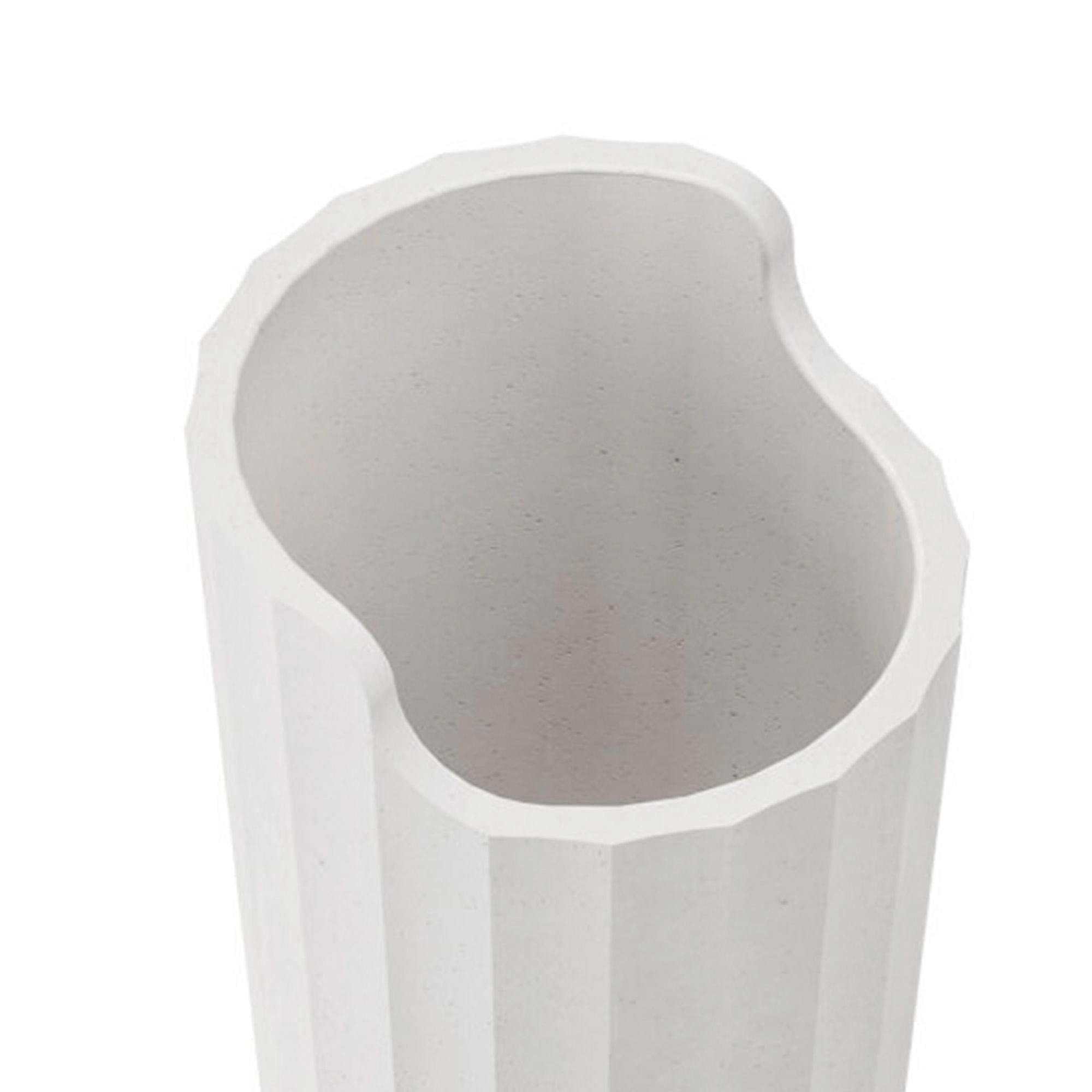 Vaso Portacepillos Sobreponer Avenir Blanco Natural 74x74x133mm