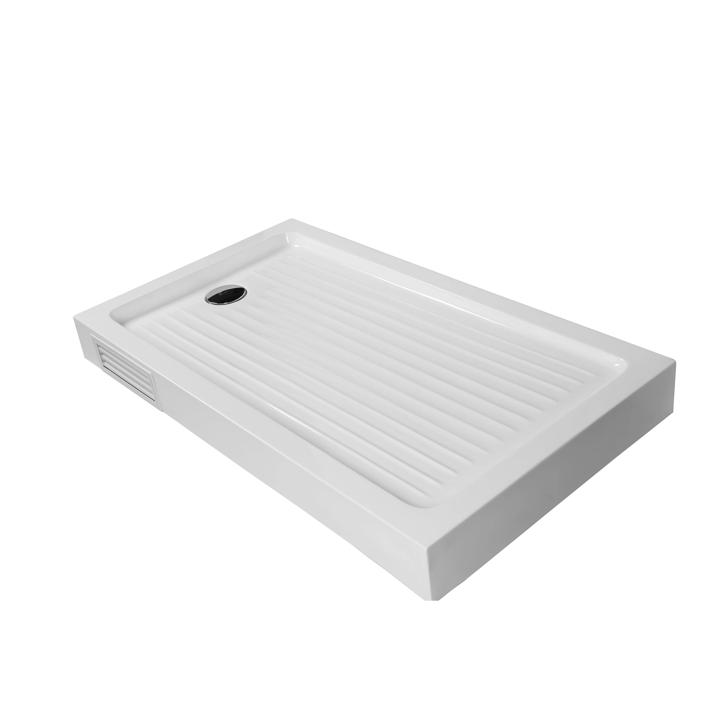 Receptáculo Zen con Desagüe y Panel de Registro Blanco 800x1000 mm