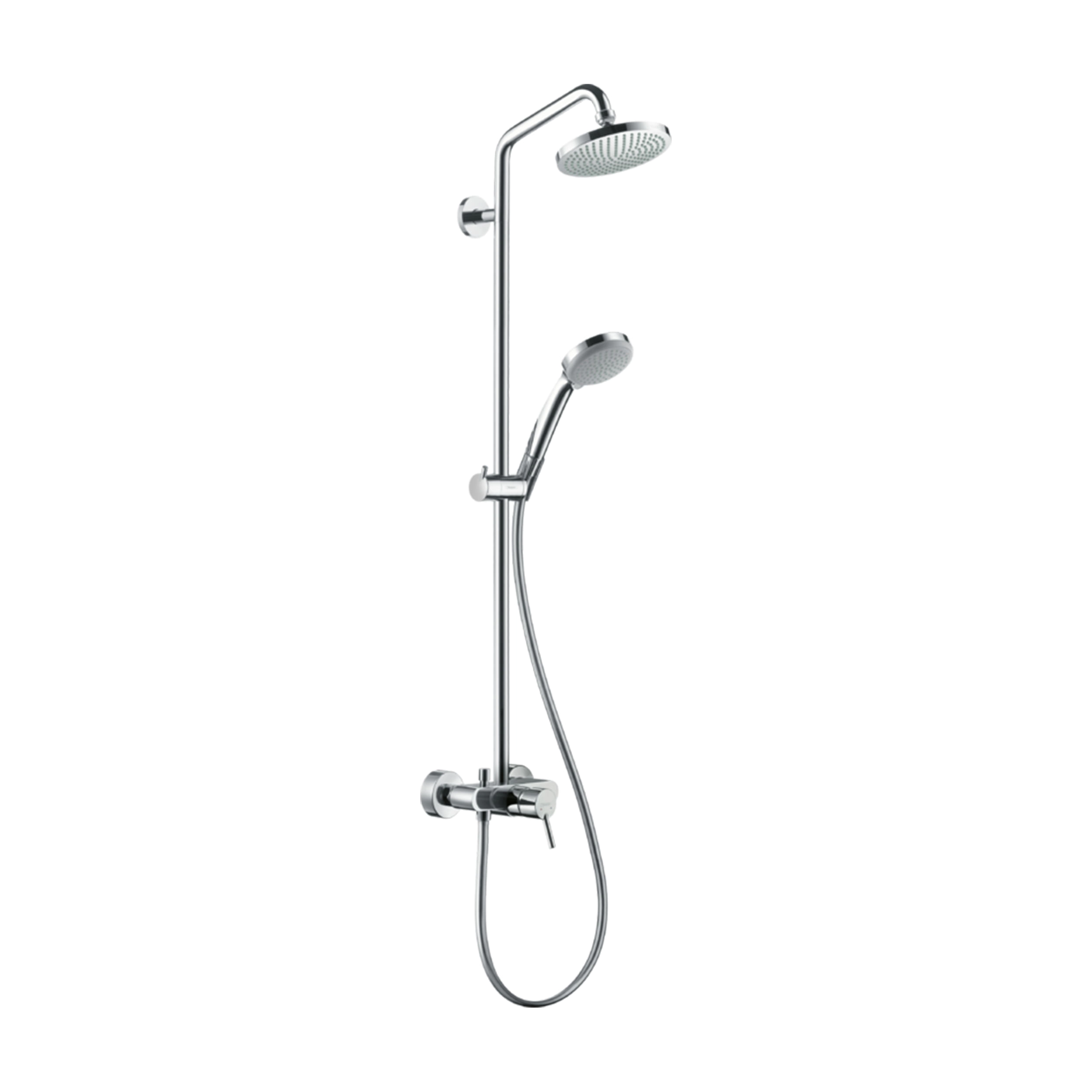 Columna Ducha Croma con Monomando Cromado 160