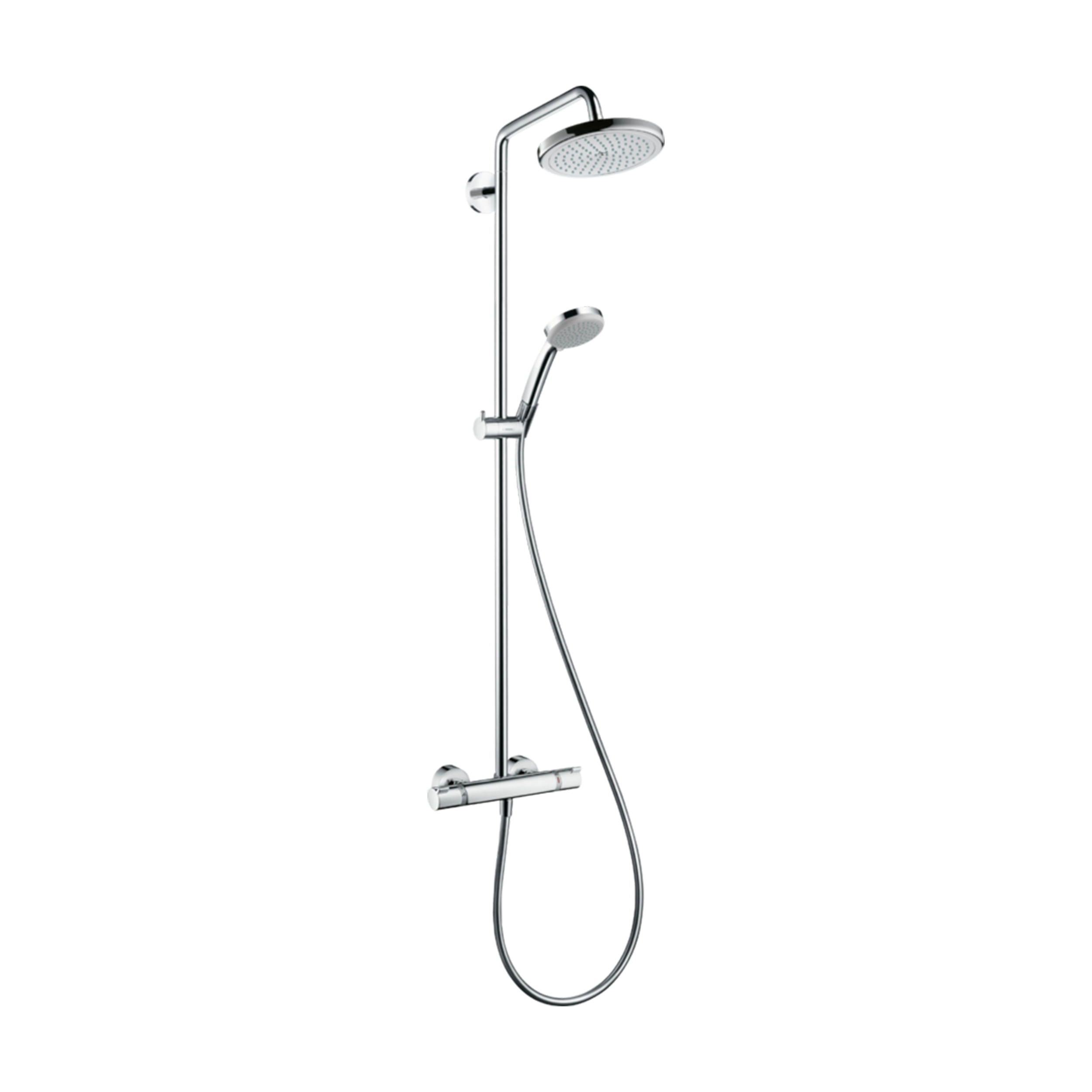 Columna Ducha Croma 22 cm C/Termostato 27185000 Cromo
