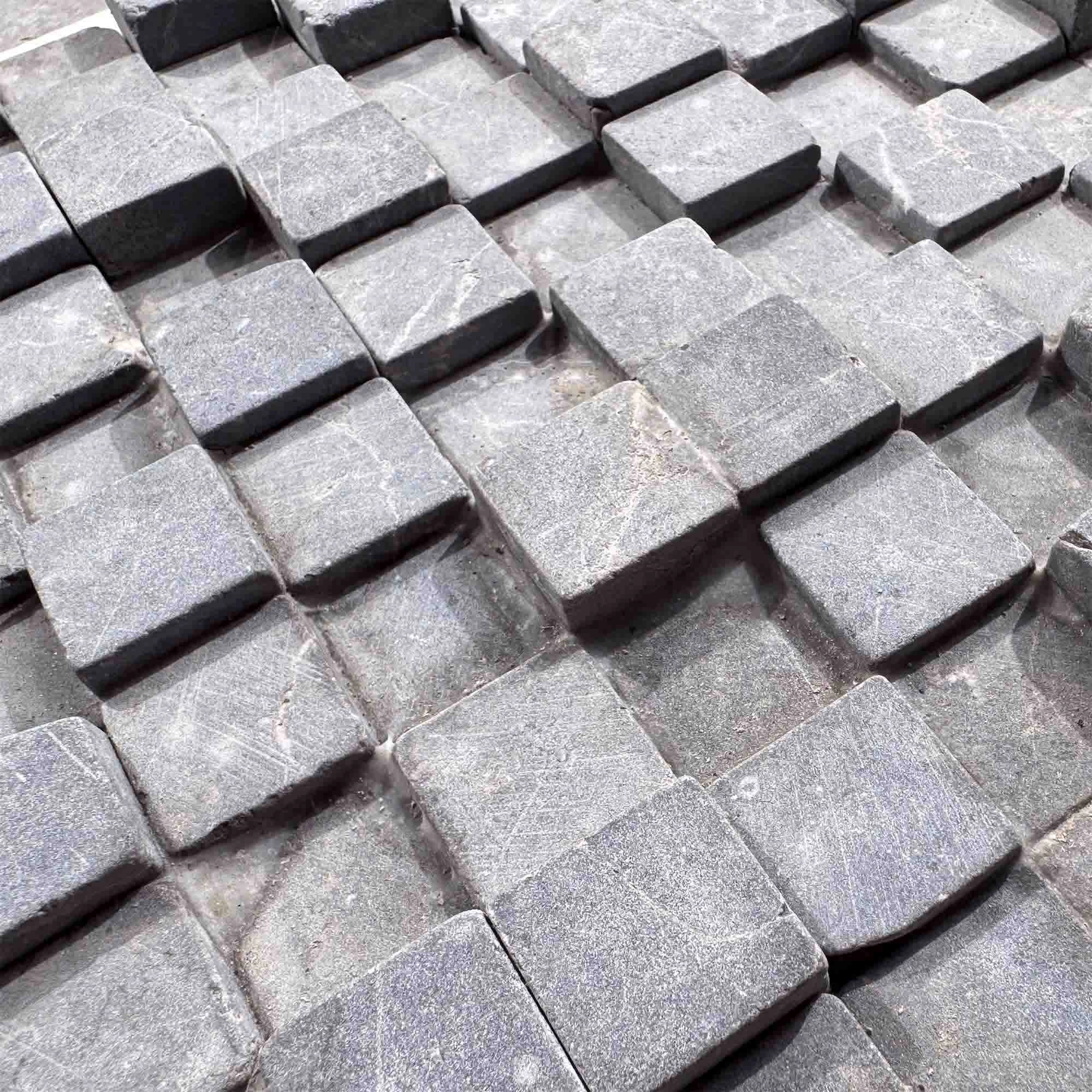 Mosaico Gris Relieve 30x30 cm