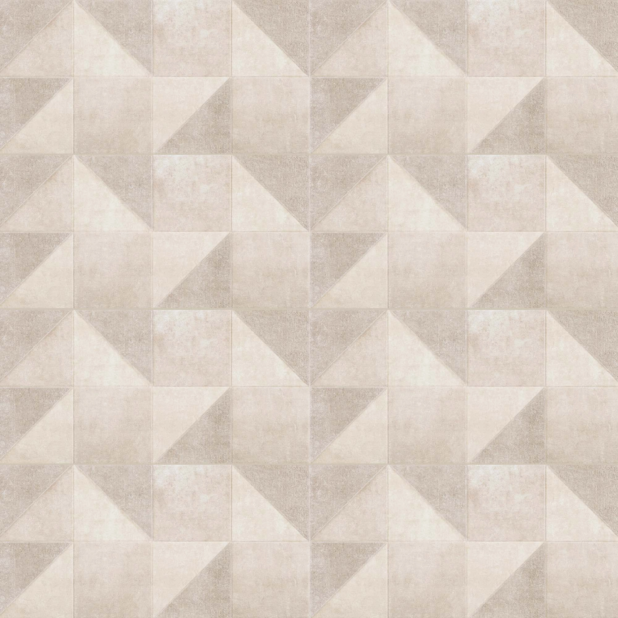 Porcelanato Alpha Marfil Mate Relieve 30.3x61.3 cm