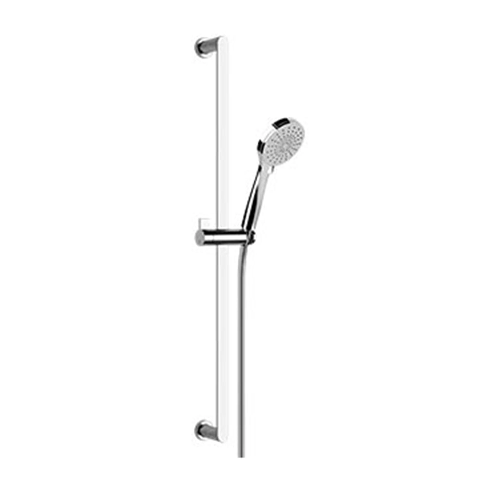 Set Barra Emporio con Soporte, Ducha Fono y Flexible Cromado