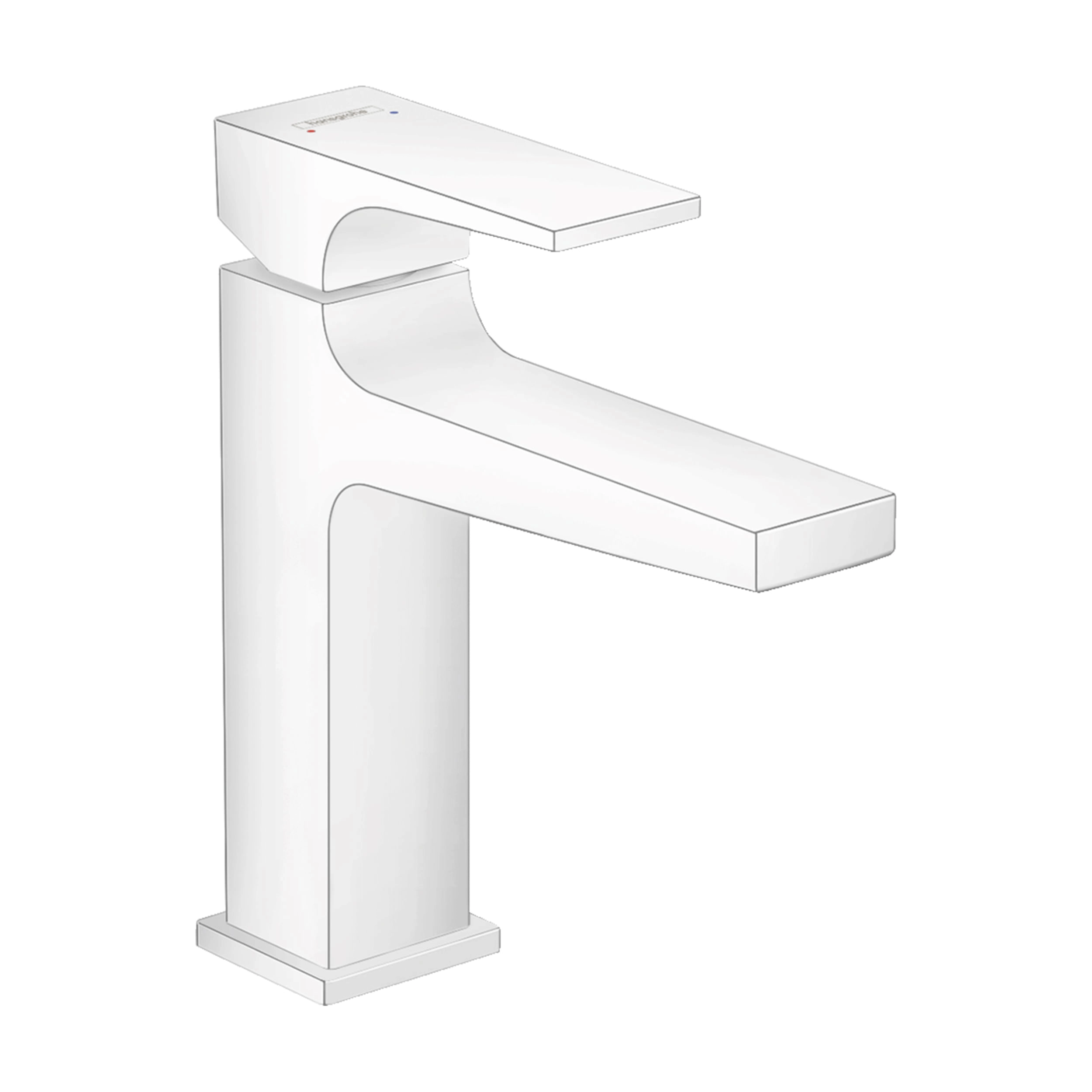 Grifería Lavamanos Metropol 11 cm C/Desagüe Automático 32507700 Blanco Mate