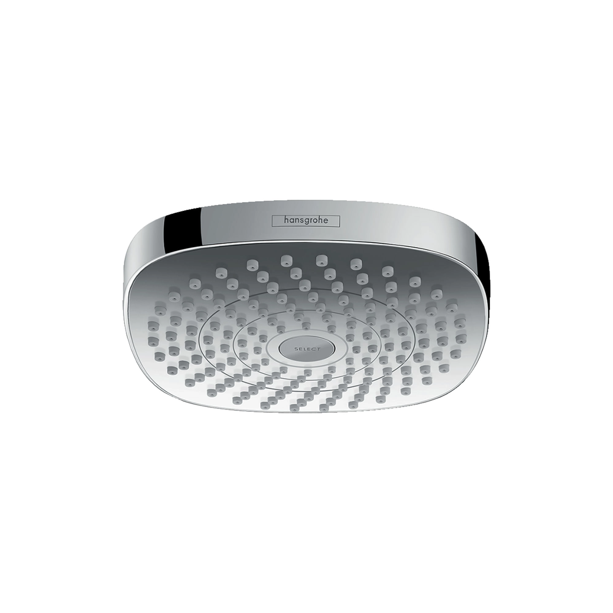 Plato Ducha Croma Redondo 18 cm 2 Jet S/Brazo 26524000 Cromo