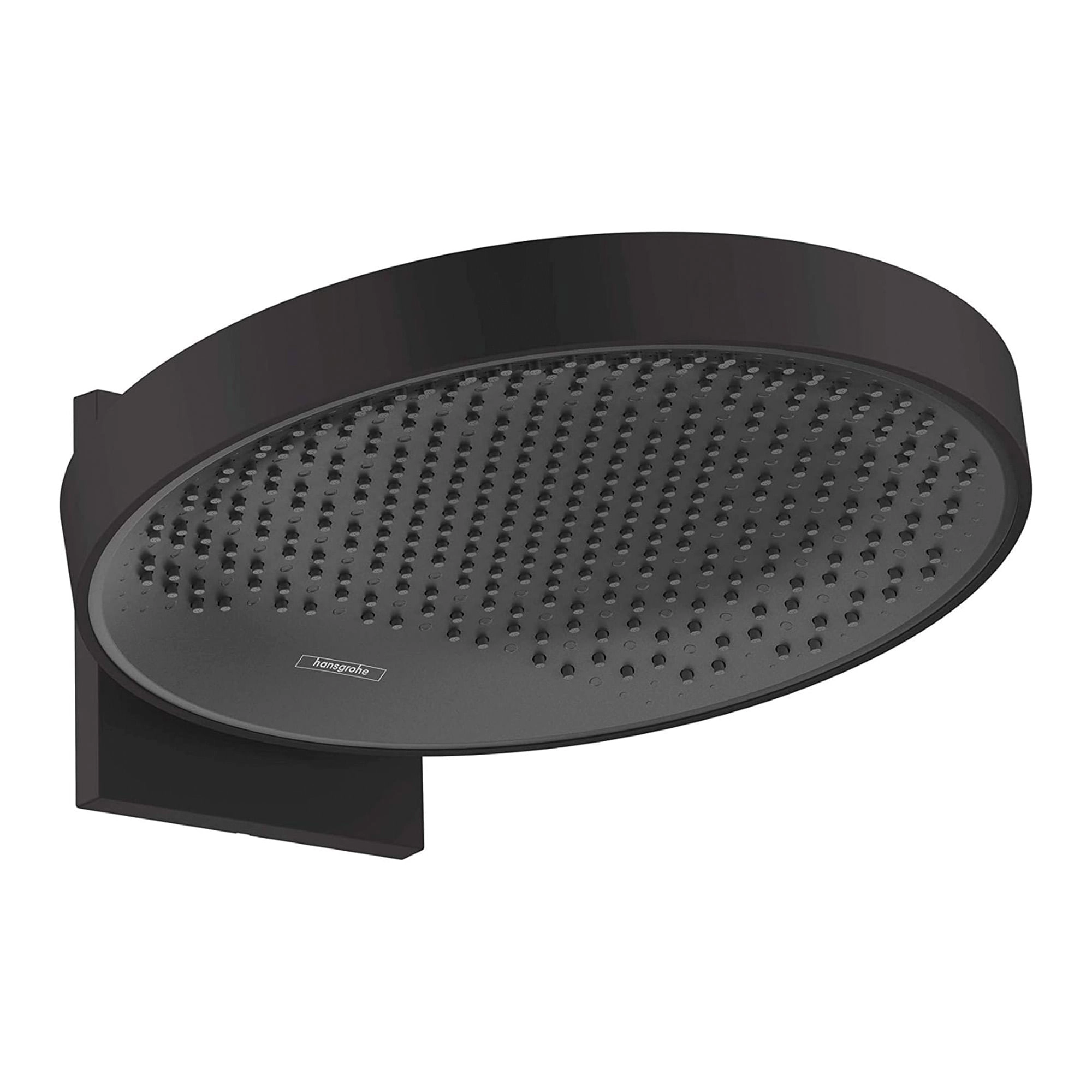 Plato Ducha Rainfinity Redondo 36 Cm 1 Jet con Soporte 26230670 Negro Mate