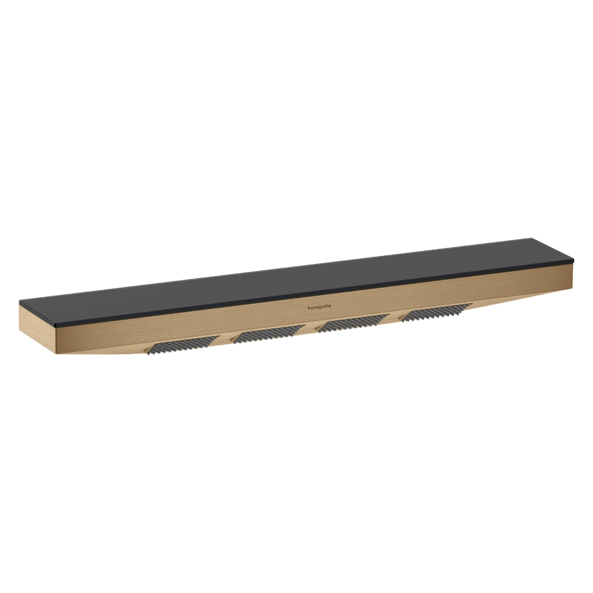 Jet Espalda Rainfinity 1 Jet con Repisa de Ducha Brushed Bronze 100 mm