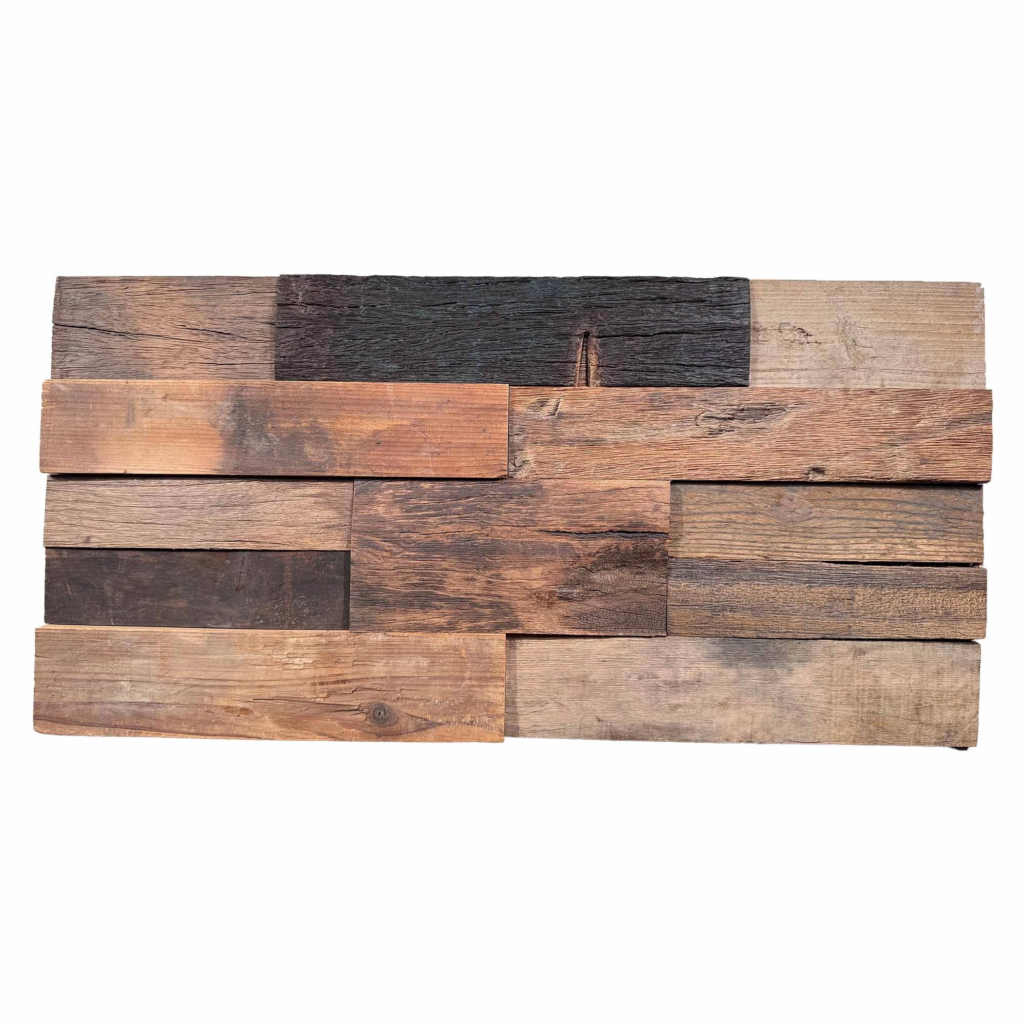 Mosaico Madera Old Boat Natural Rústico 30x60 cm
