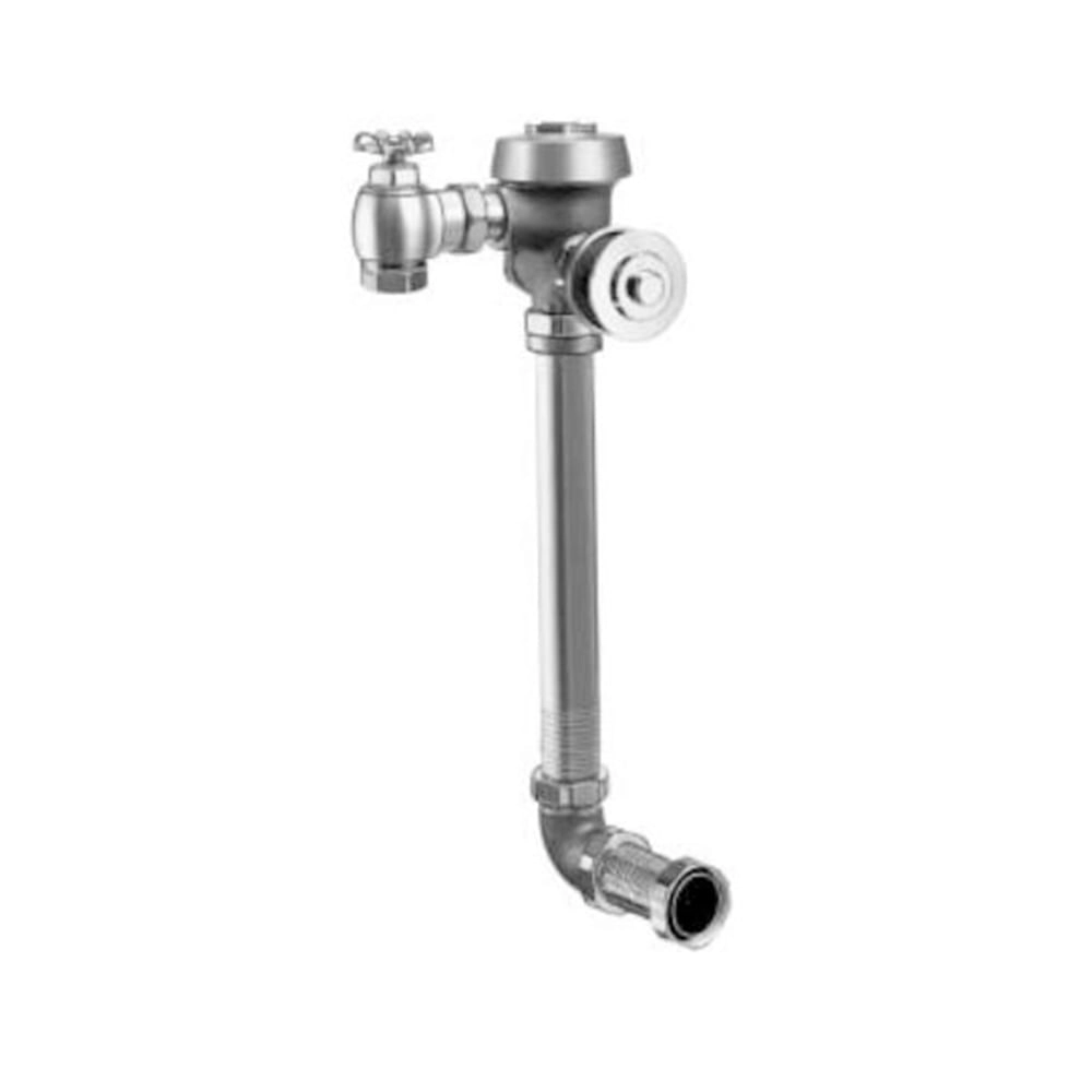 Fluxor Royal WC Empotrado con Pulsador Tubo Curvo Cromado 4,8 lts