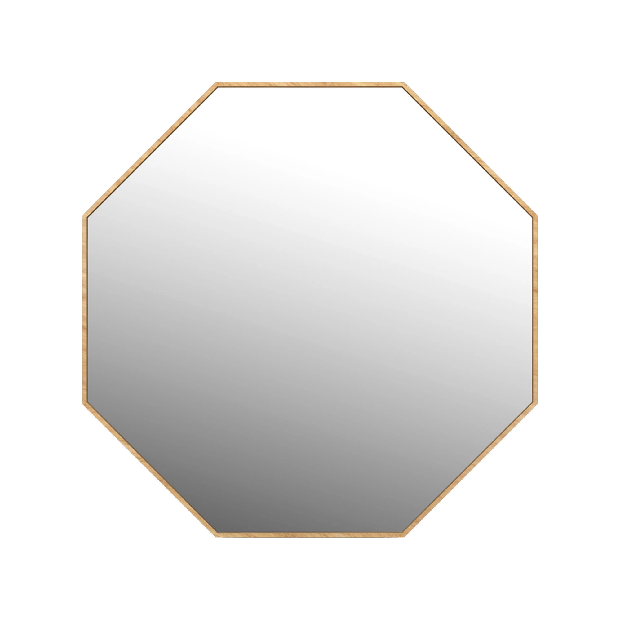 Espejo Hexagon Hexagonal Madera