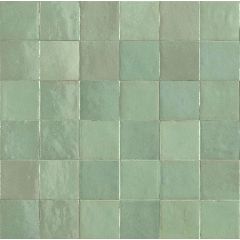 Cerámica Muro Zellige Turchese Pulido 10x10 cm
