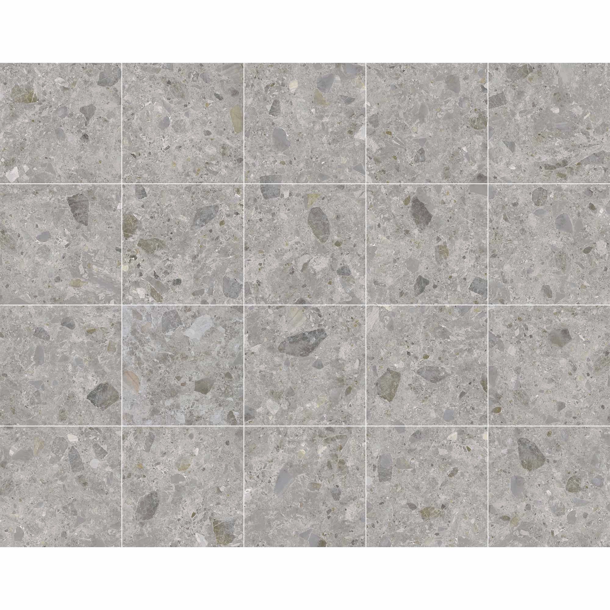 Porcelanato Terrastone Gris Mate 60x60 cm