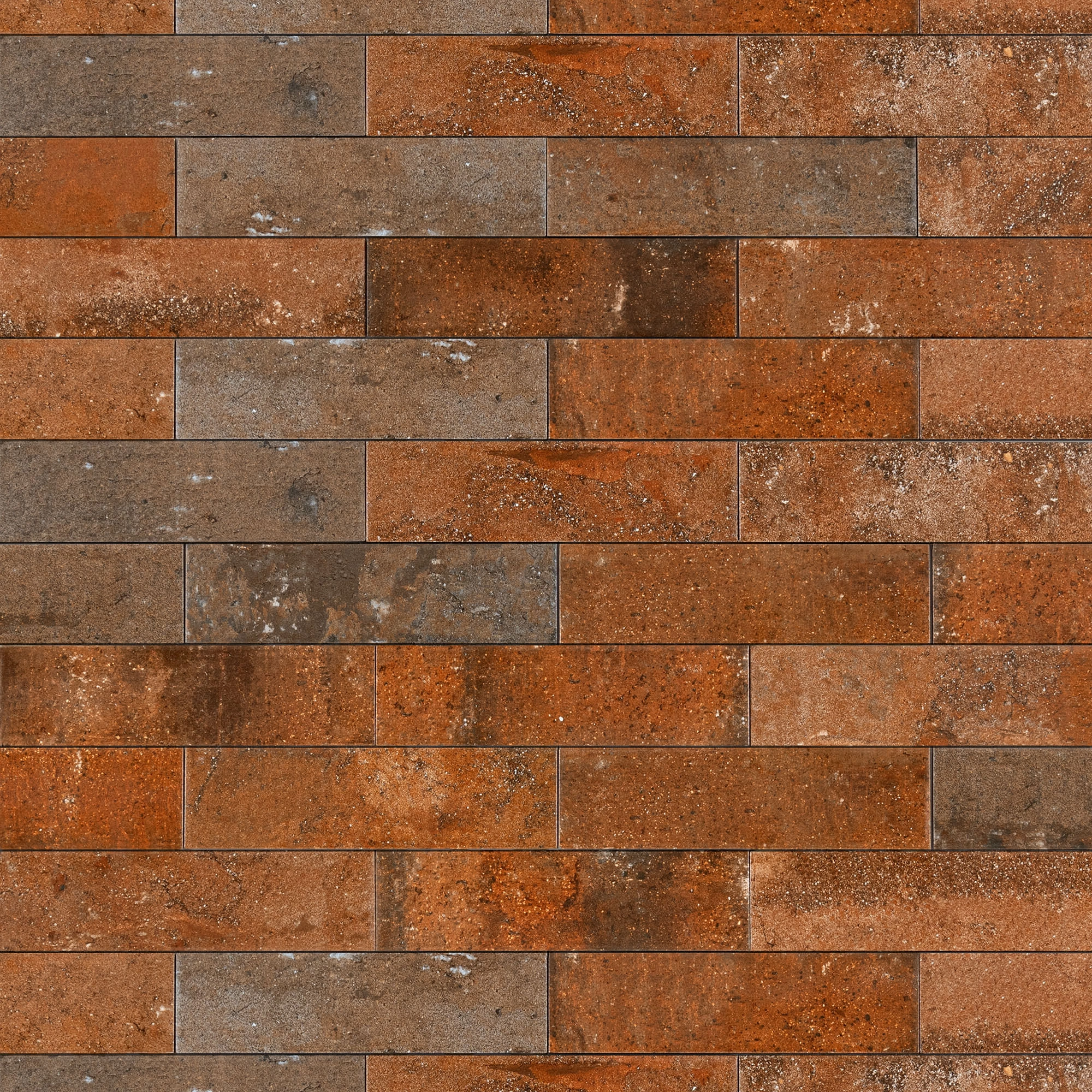 Gres Porcelánico All Bricks Georgian Blend Assim Mate 07x26 cm