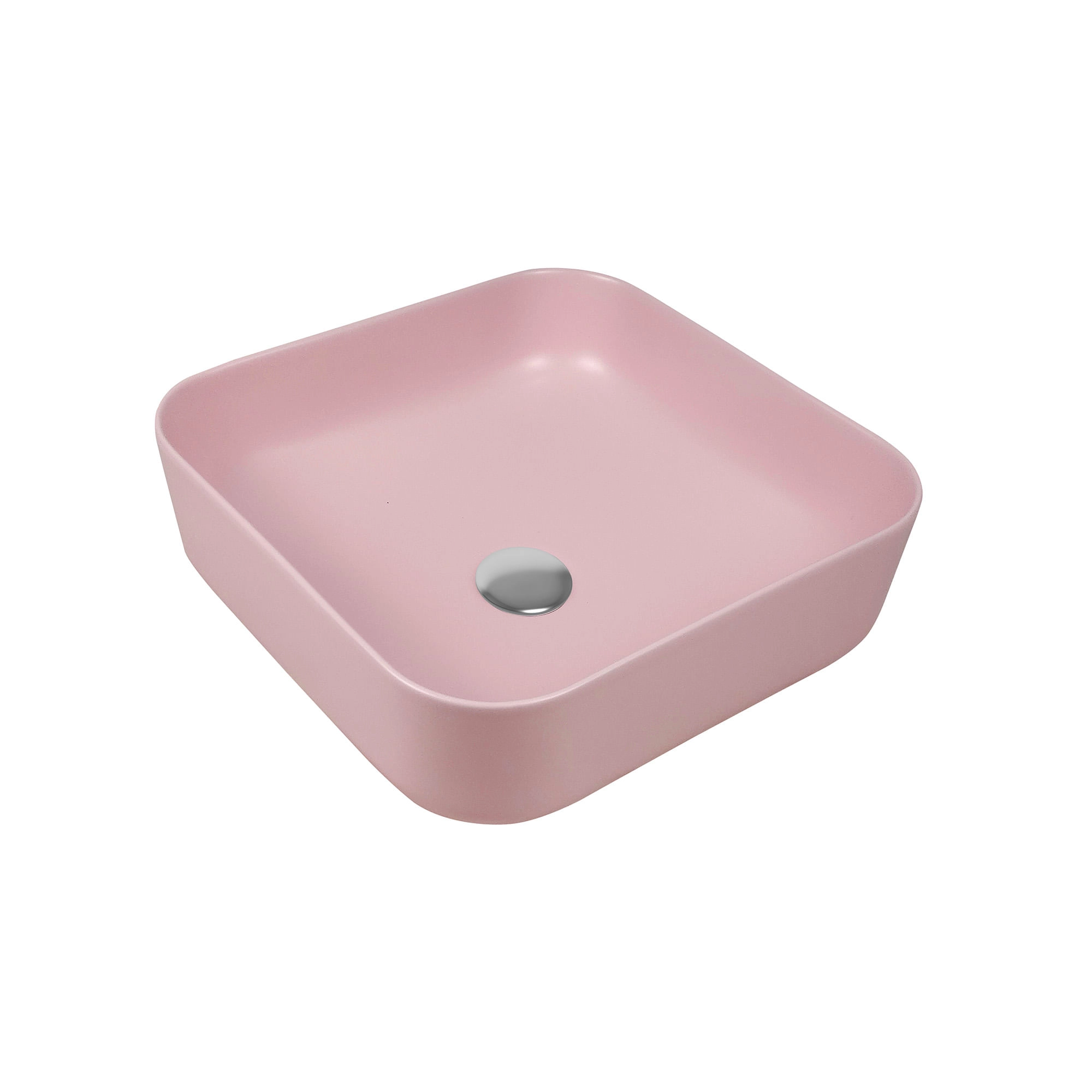 Lavamanos Burano Rosado Sin Rebalse