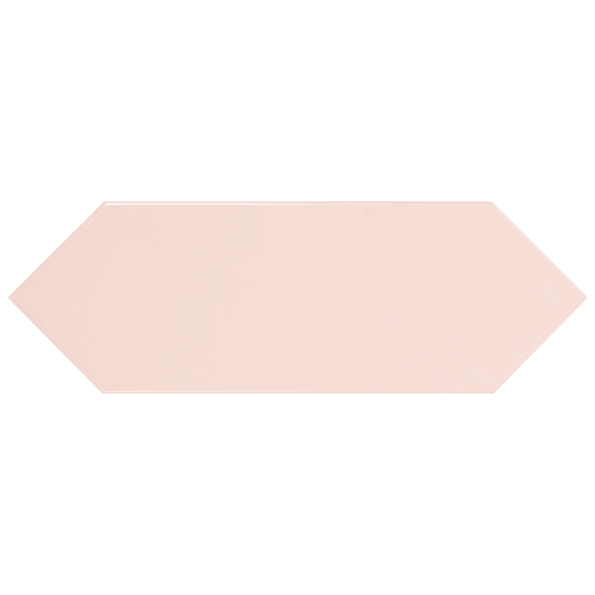 Cerámica Muro Picket Petal Pink Brillante 10x30 cm