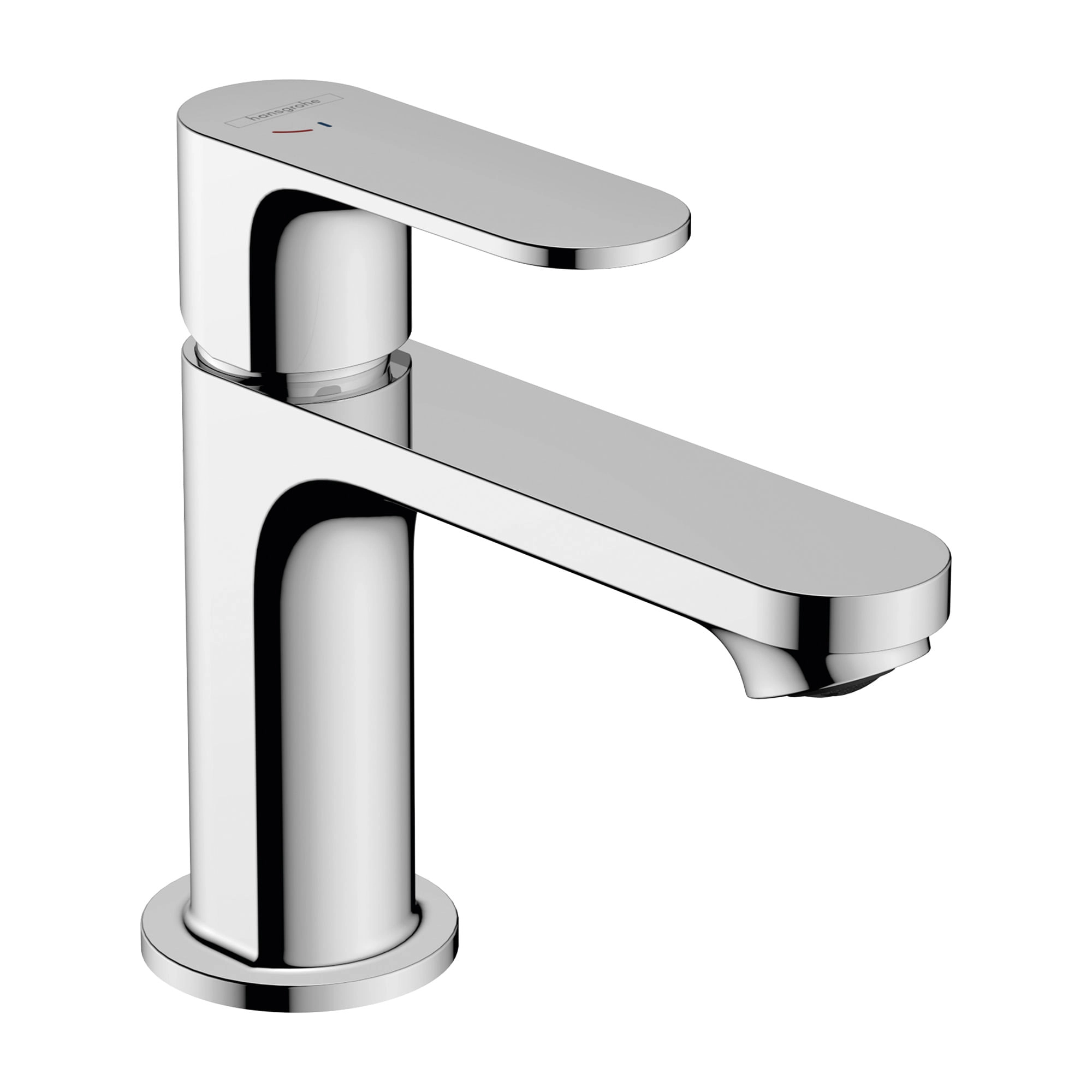 Grifería Lavamanos Rebris S 8 cm Coolstart C/Desagüe Automático 72586000 Cromo