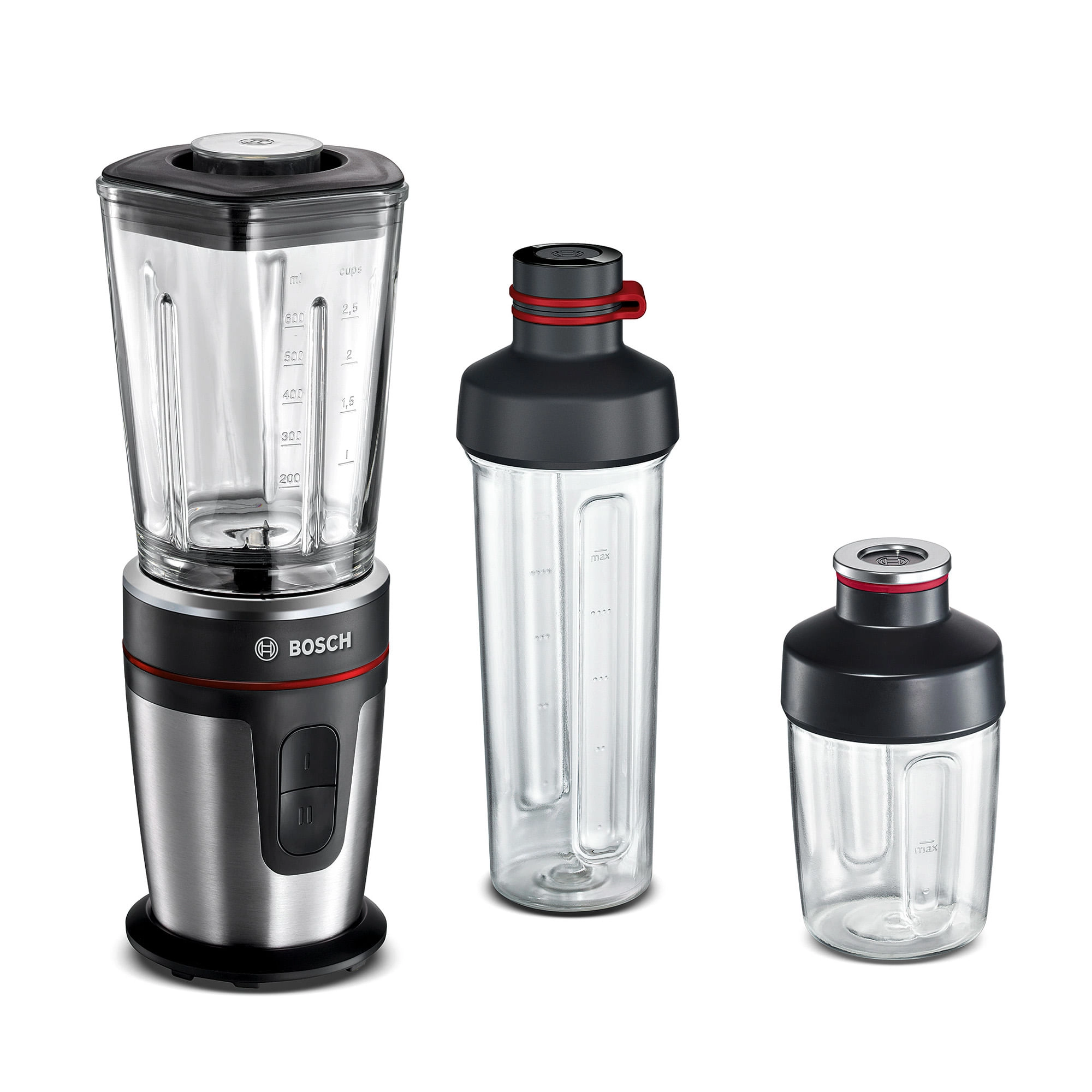 Licuadora de vaso 3 en 1 350W inox