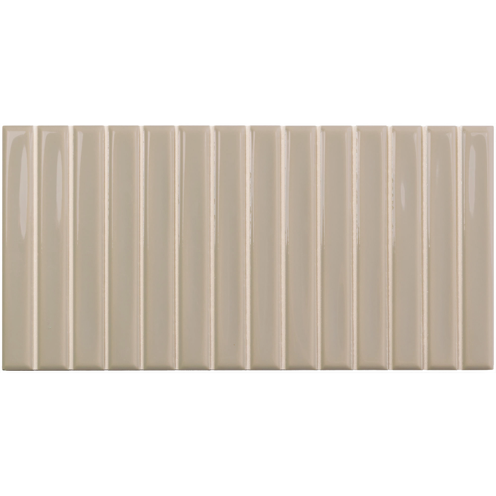 Cerámica Muro Sweet Bars Gris Brillante 12.x25 cm