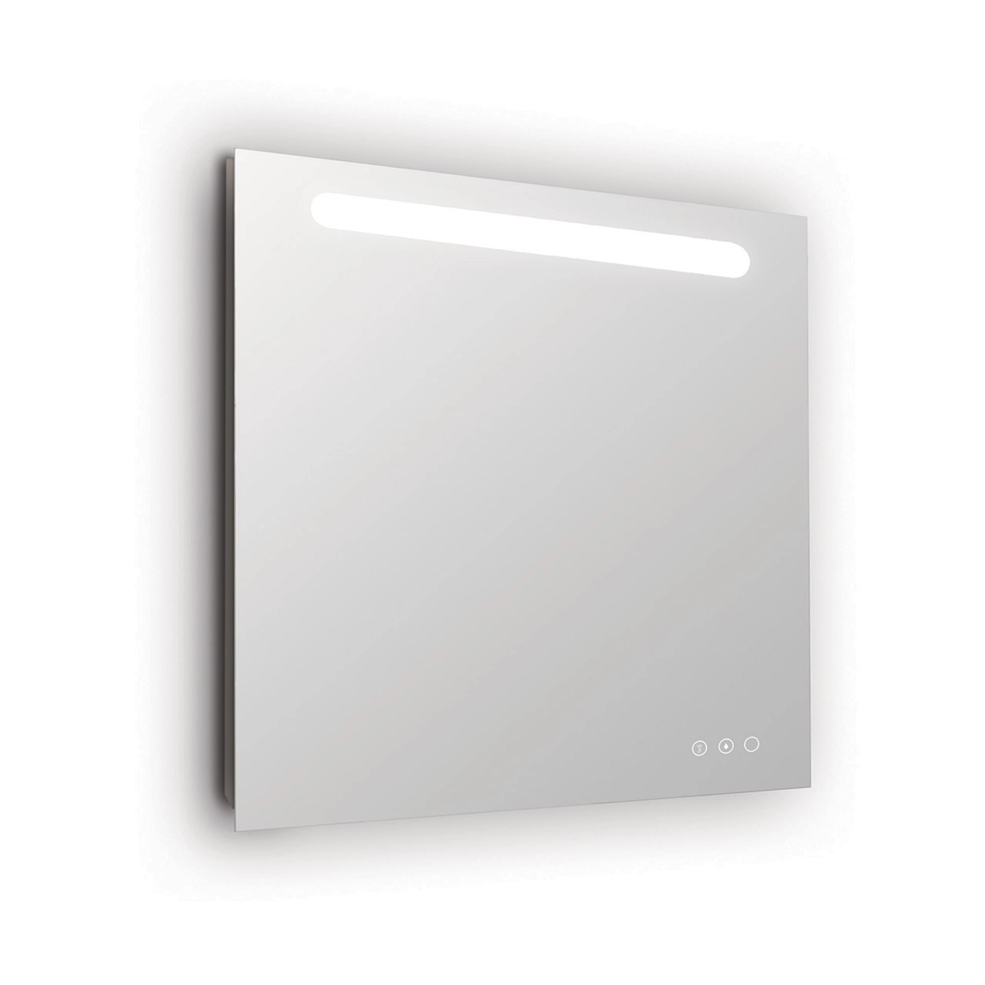 Espejo Lina Cuadrado Desempañante Led Bluetooth 80x80 cm