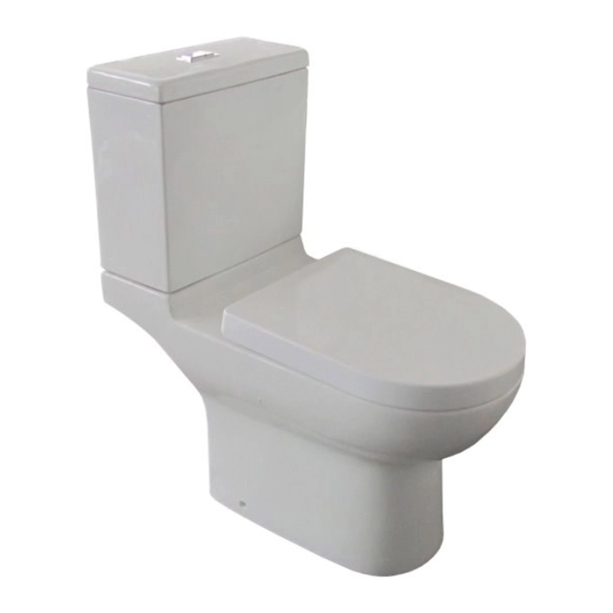 WC Two Piece Santorini-n Rimless Descarga a Muro 180 mm