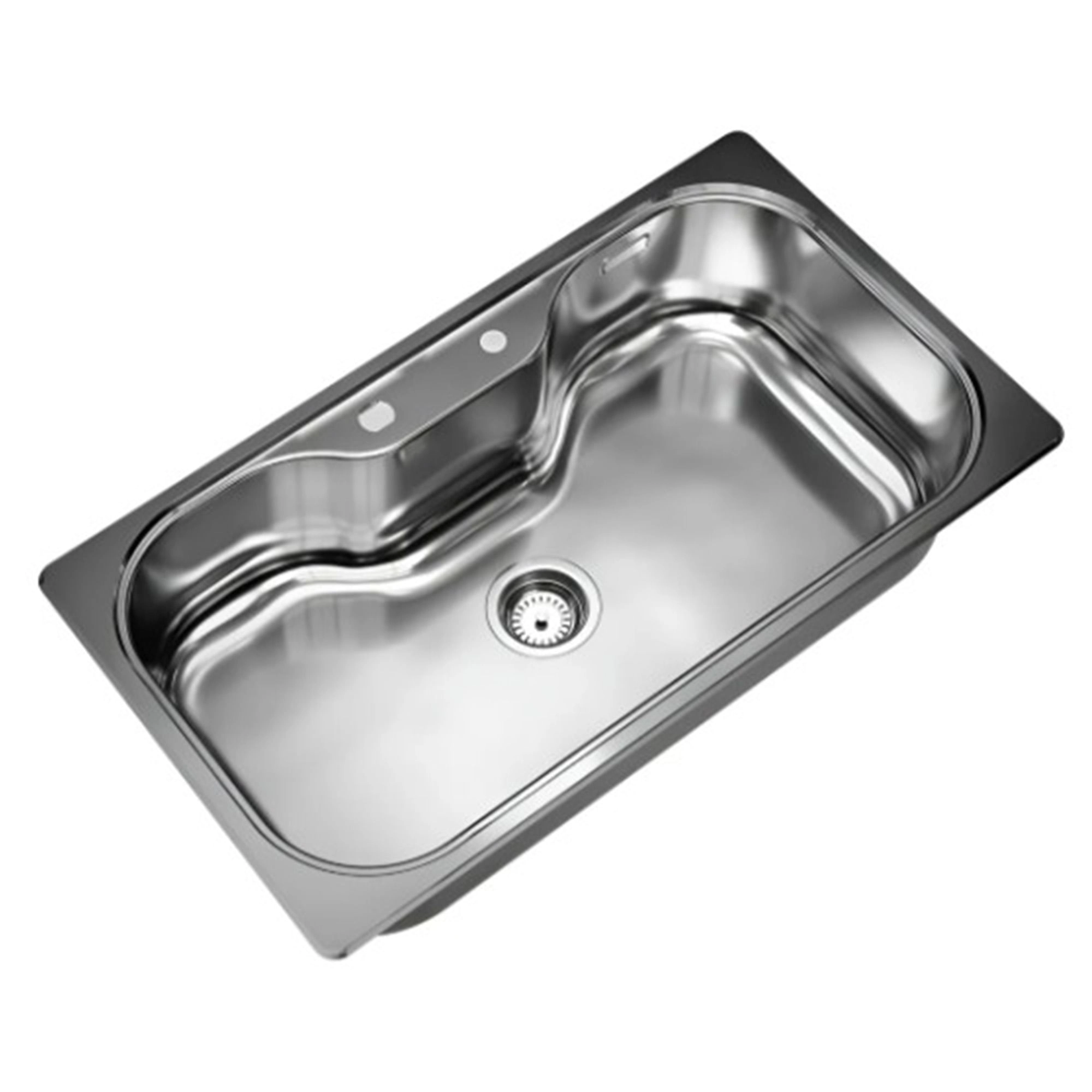 Lavaplatos Luxor 1 Cubeta Acero Inoxidable 304 482x852x210 mm