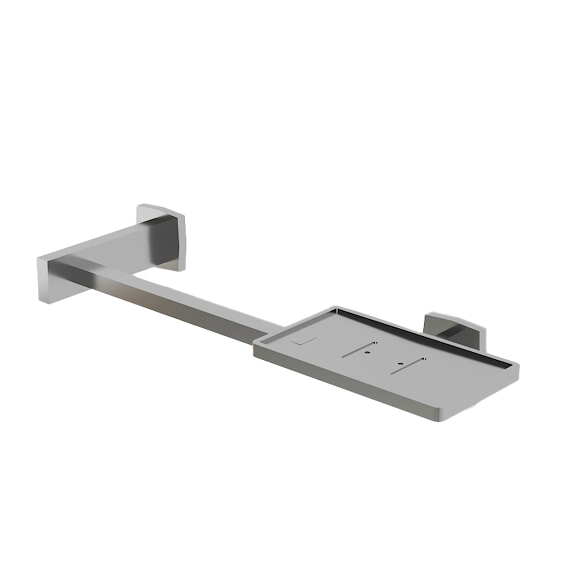 Jabonera Con Barra Horizontal Acero Inox Sat A231-S