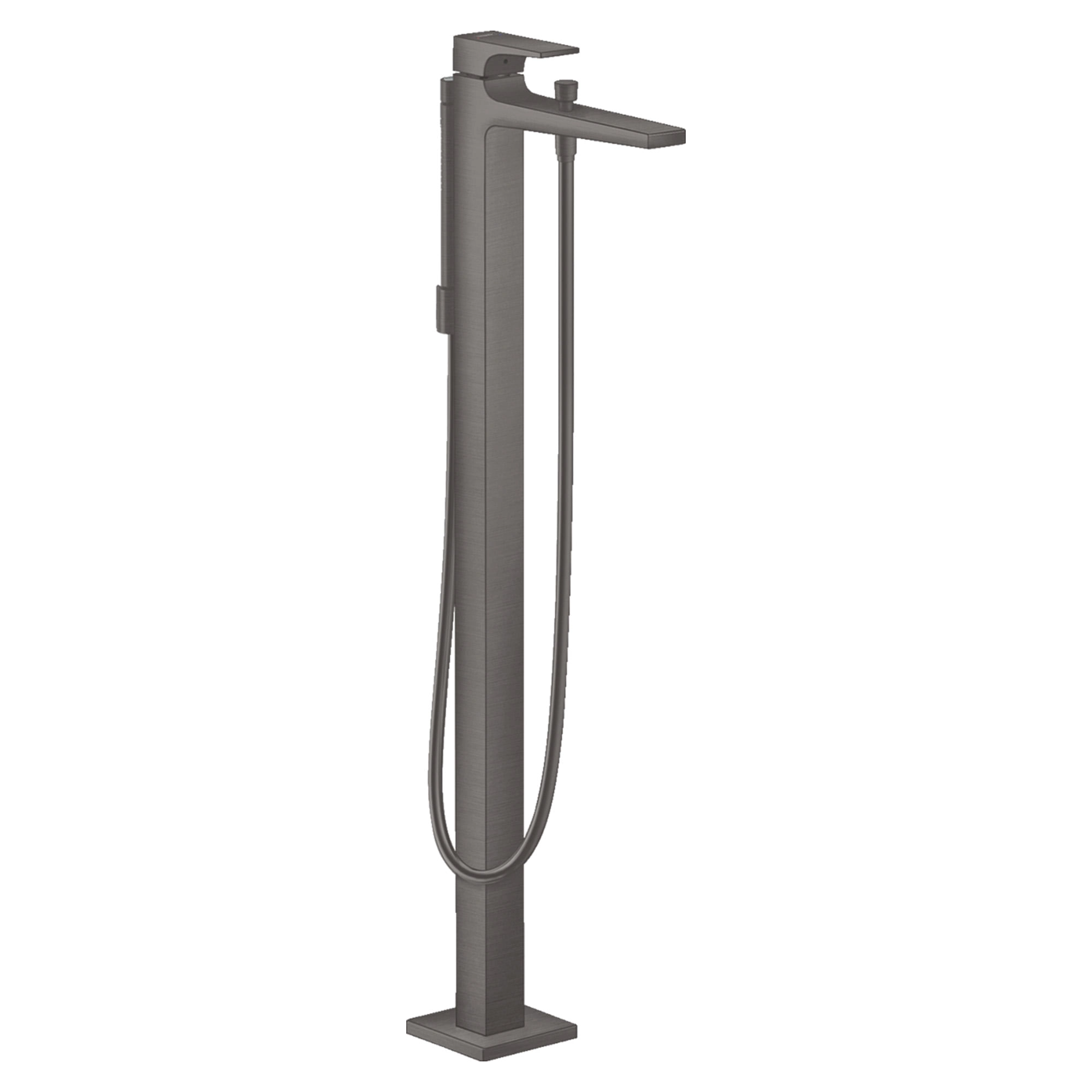 Grifería Tina Pie Metropol C/Ducha Fono, Flexible, Soporte 32532340 Brushed Black