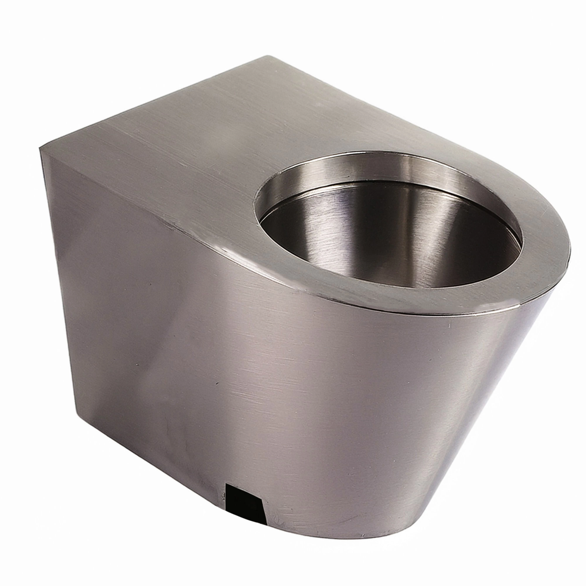 Vaso Steel Piso Para Fluxor Empotrado Acero Inoxidable