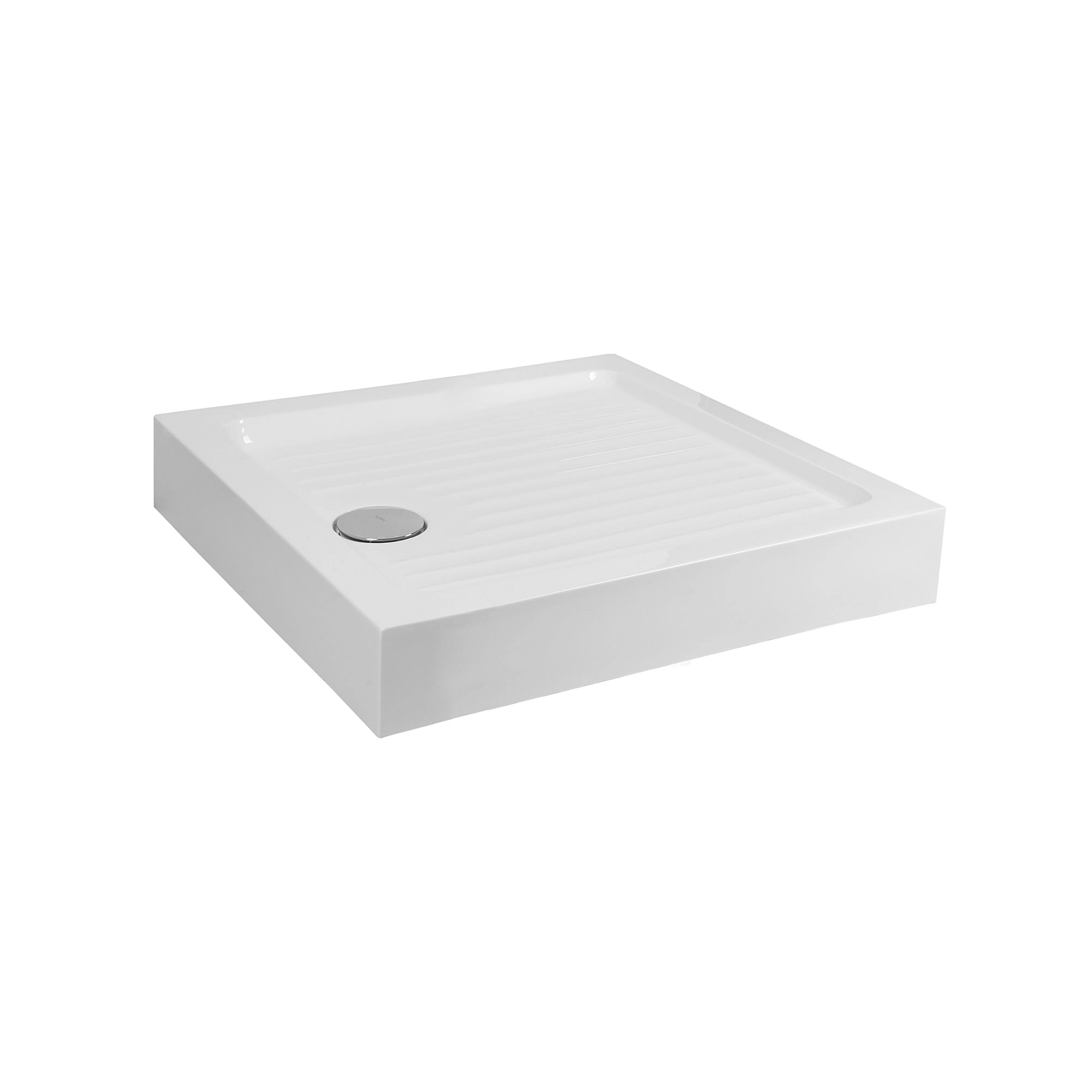 Receptáculo Zen con Desagüe Blanco 800x800x140 mm