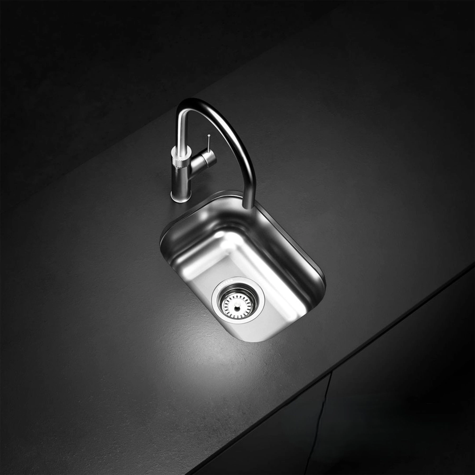 Lavaplatos T34/18 1 Cubeta Acero Inoxidable 304 340x235x180 mm