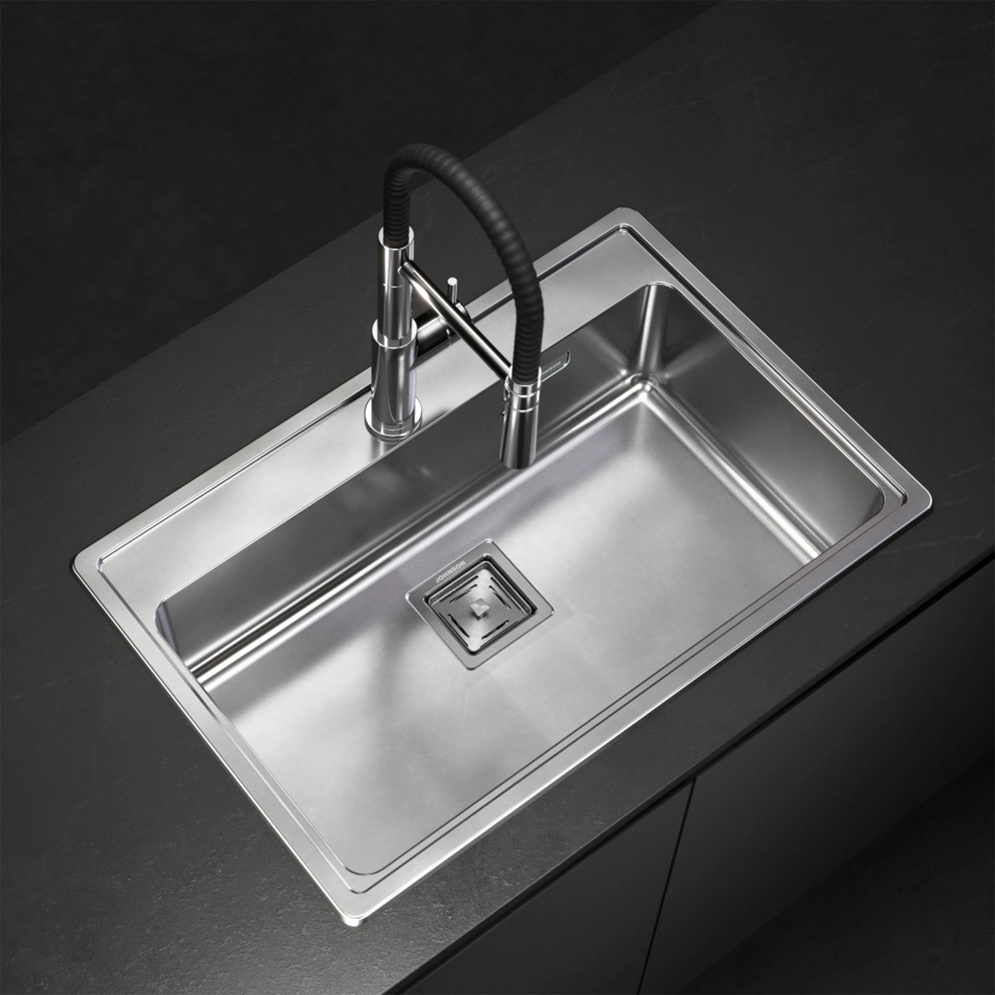 Lavaplatos Max Q71 1 Cubeta Acero Inoxidable 304 710x482x200 mm